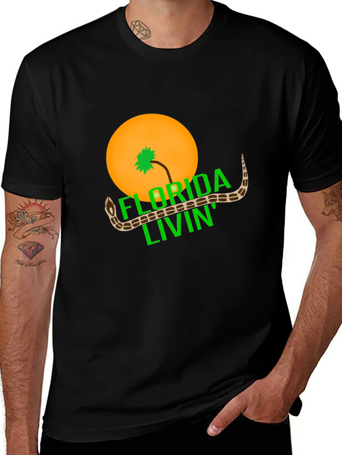 Variant 29 of Florida Livin' Snake Graphic Tee