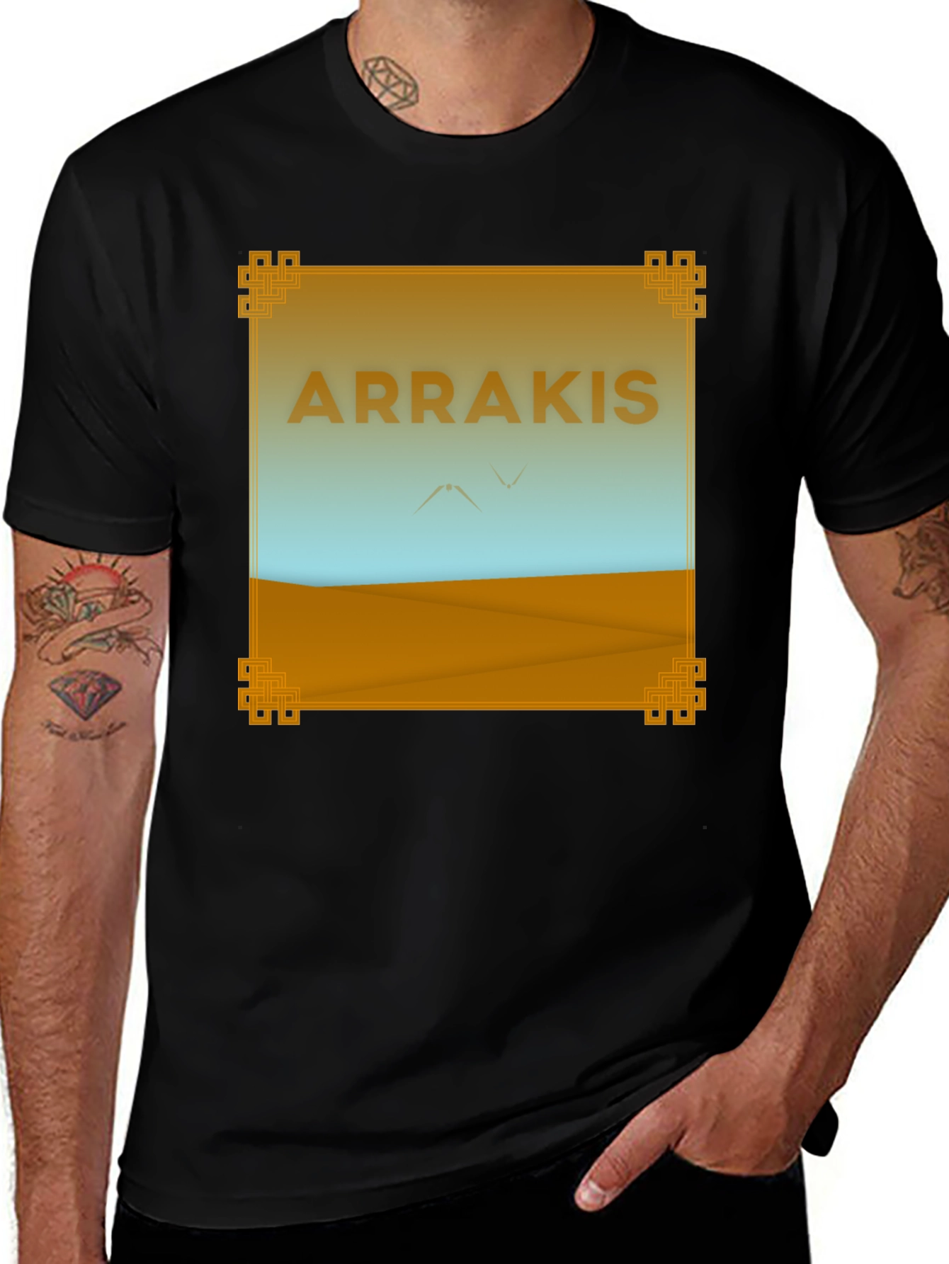 Arrakis Dune T-Shirt - Spice Must Flow!