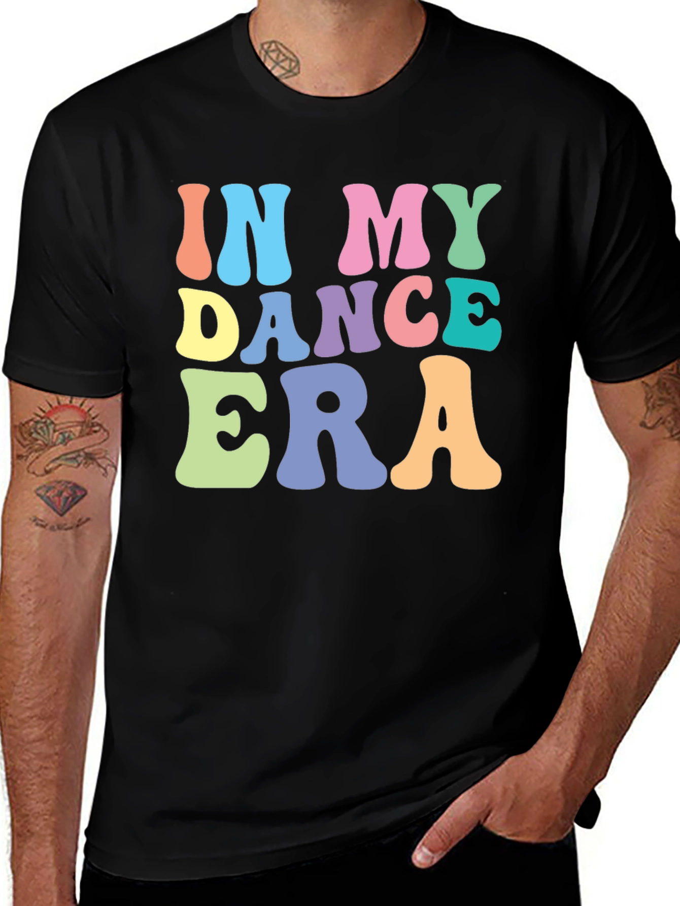 Variant 11 of In My Dance Era Graphic Tee - Black