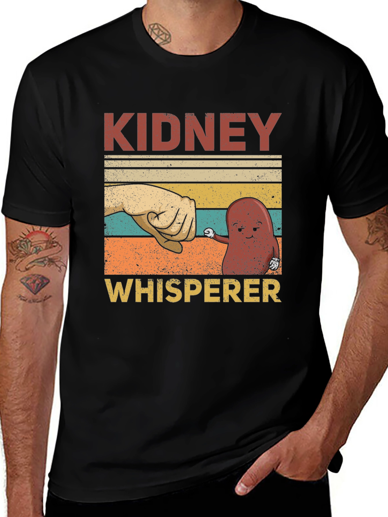 Variant 23 of Kidney Whisperer Graphic Tee - Retro Style