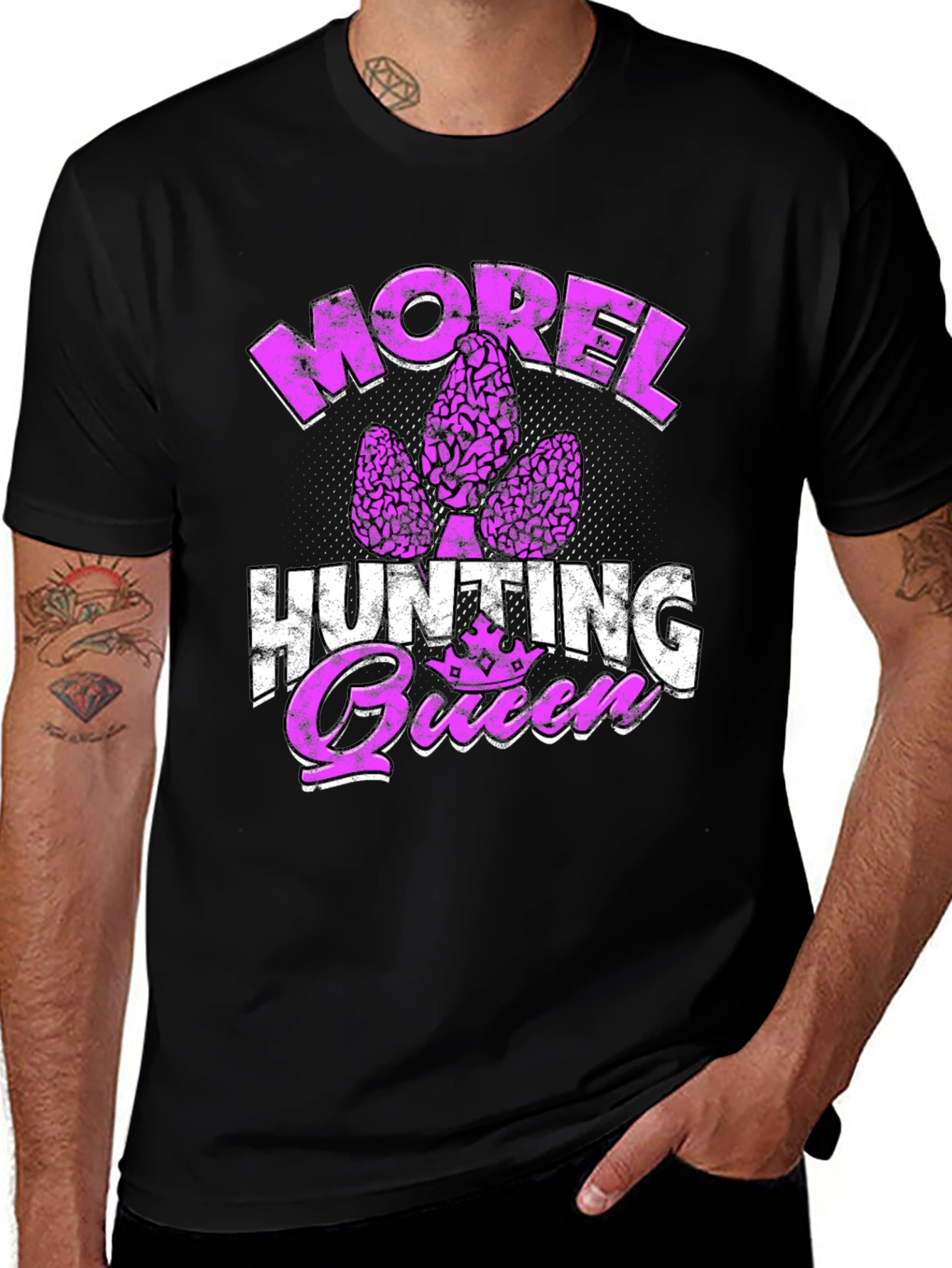 Variant 22 of Morel Hunting Queen Graphic T-Shirt