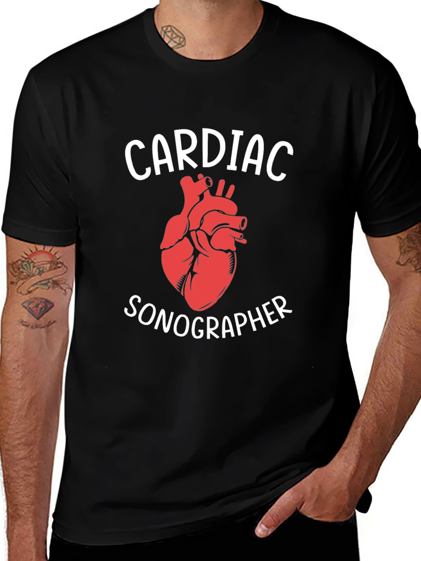 Variant 27 of Cardiac Sonographer Graphic T-Shirt