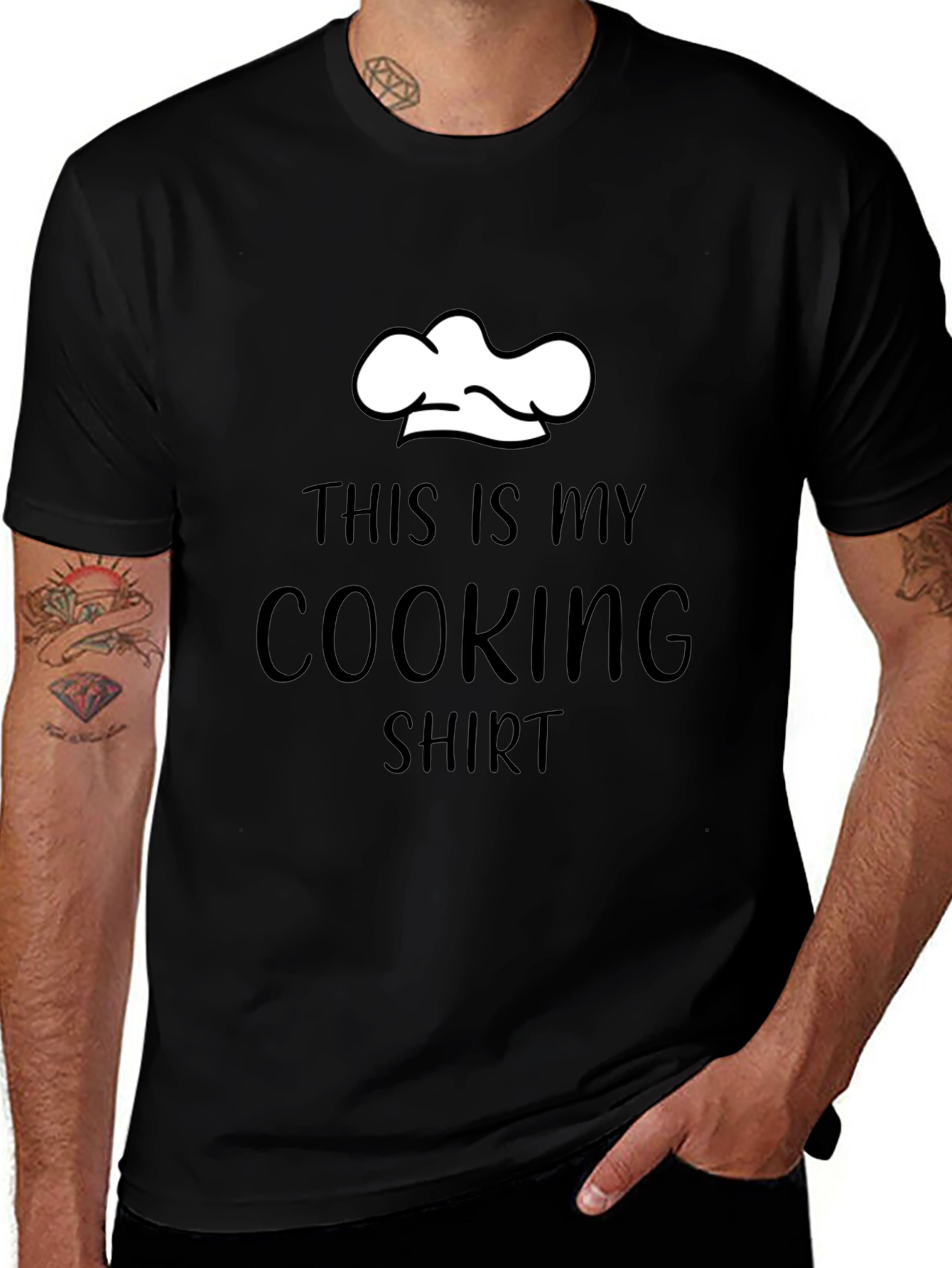 Variant 26 of This Is My Cooking Shirt - Chef Hat Graphic Tee