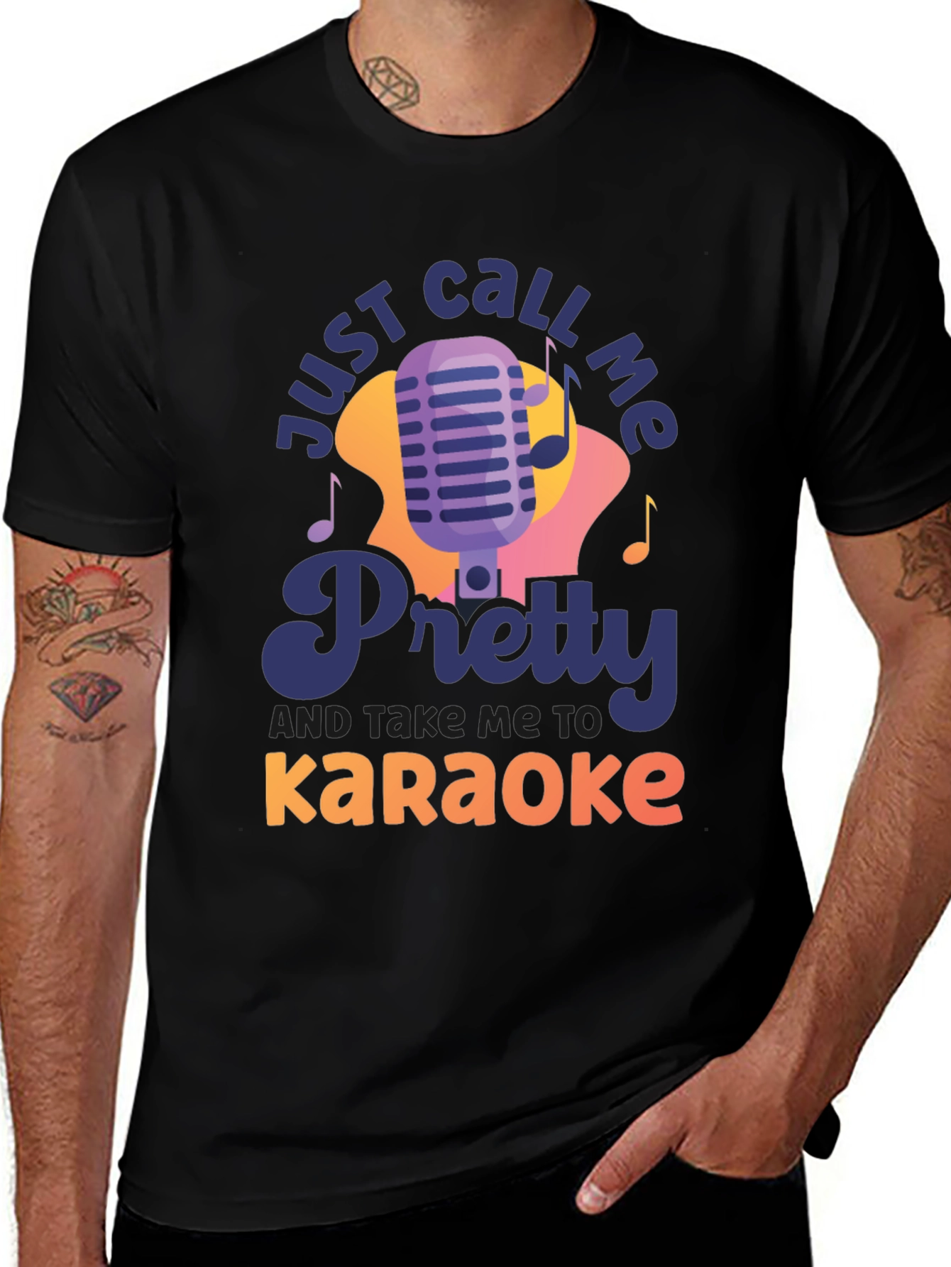 Variant 13 of Just Call Me Pretty Karaoke T-Shirt
