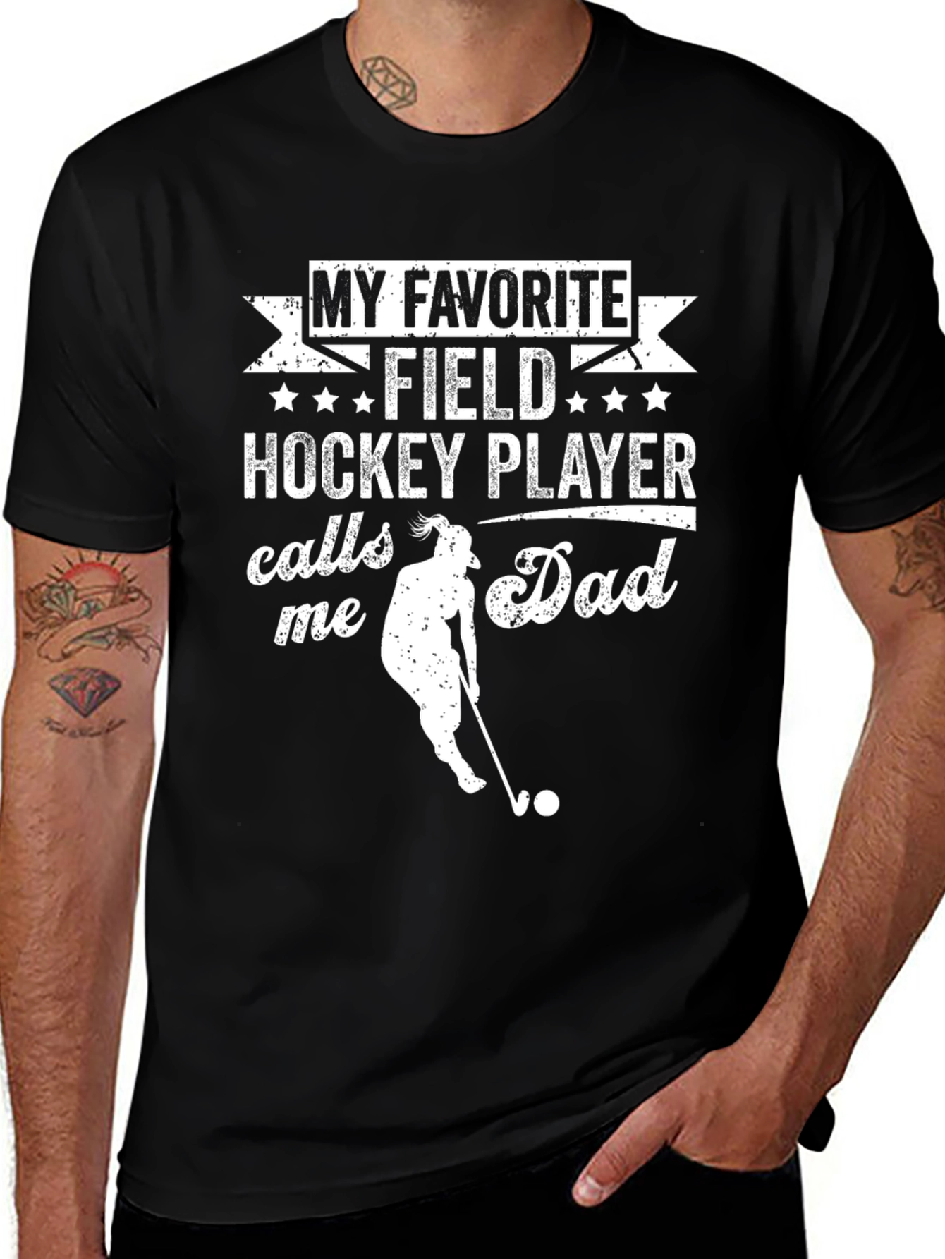 Field Hockey Dad T-Shirt - Favorite Player