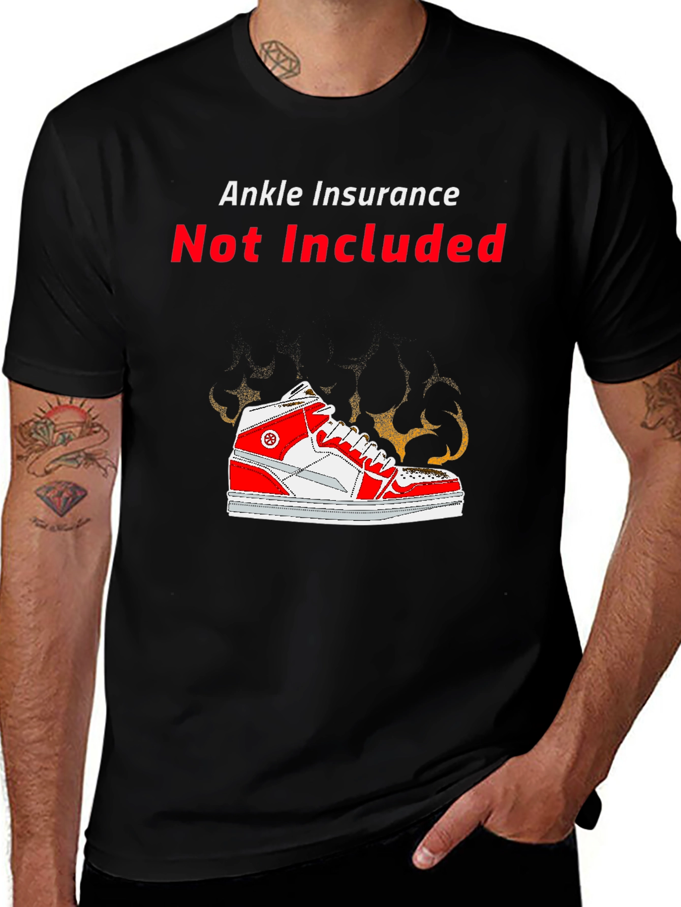 Variant 18 of Ankle Insurance Not Included Novelty T-Shirt