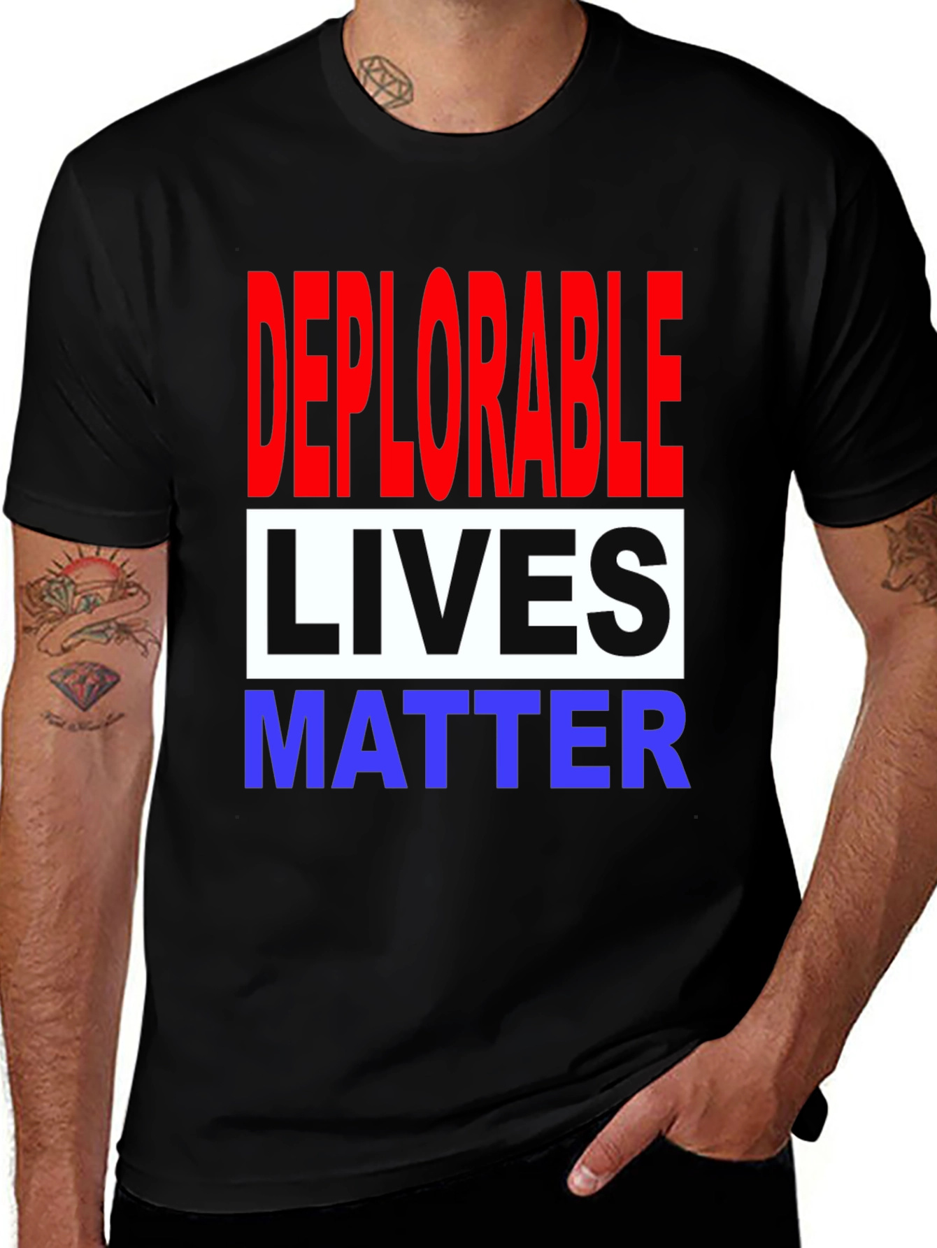 Variant 17 of Deplorable Lives Matter Graphic T-Shirt
