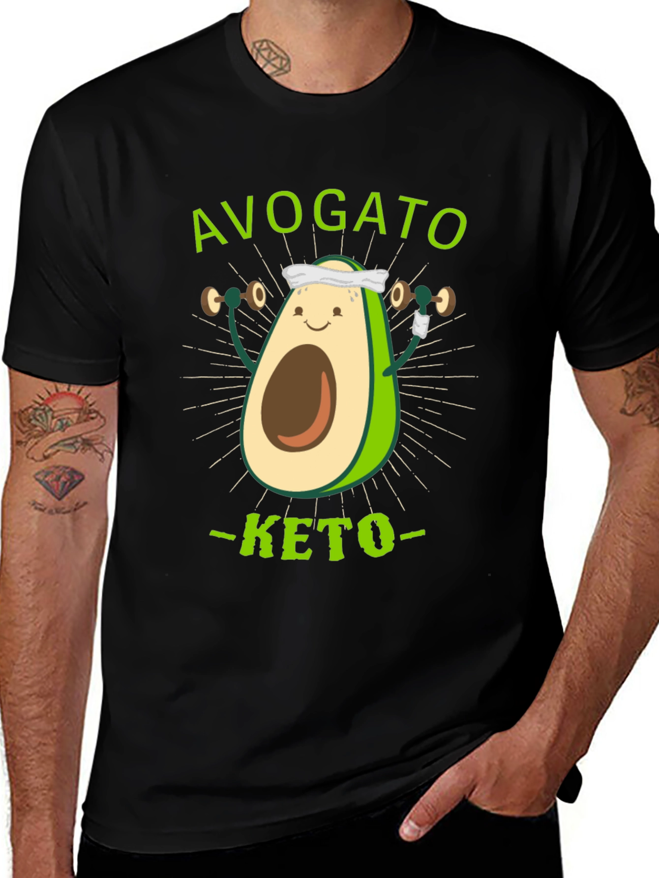 Variant 3 of Avogato Keto Gym T-Shirt