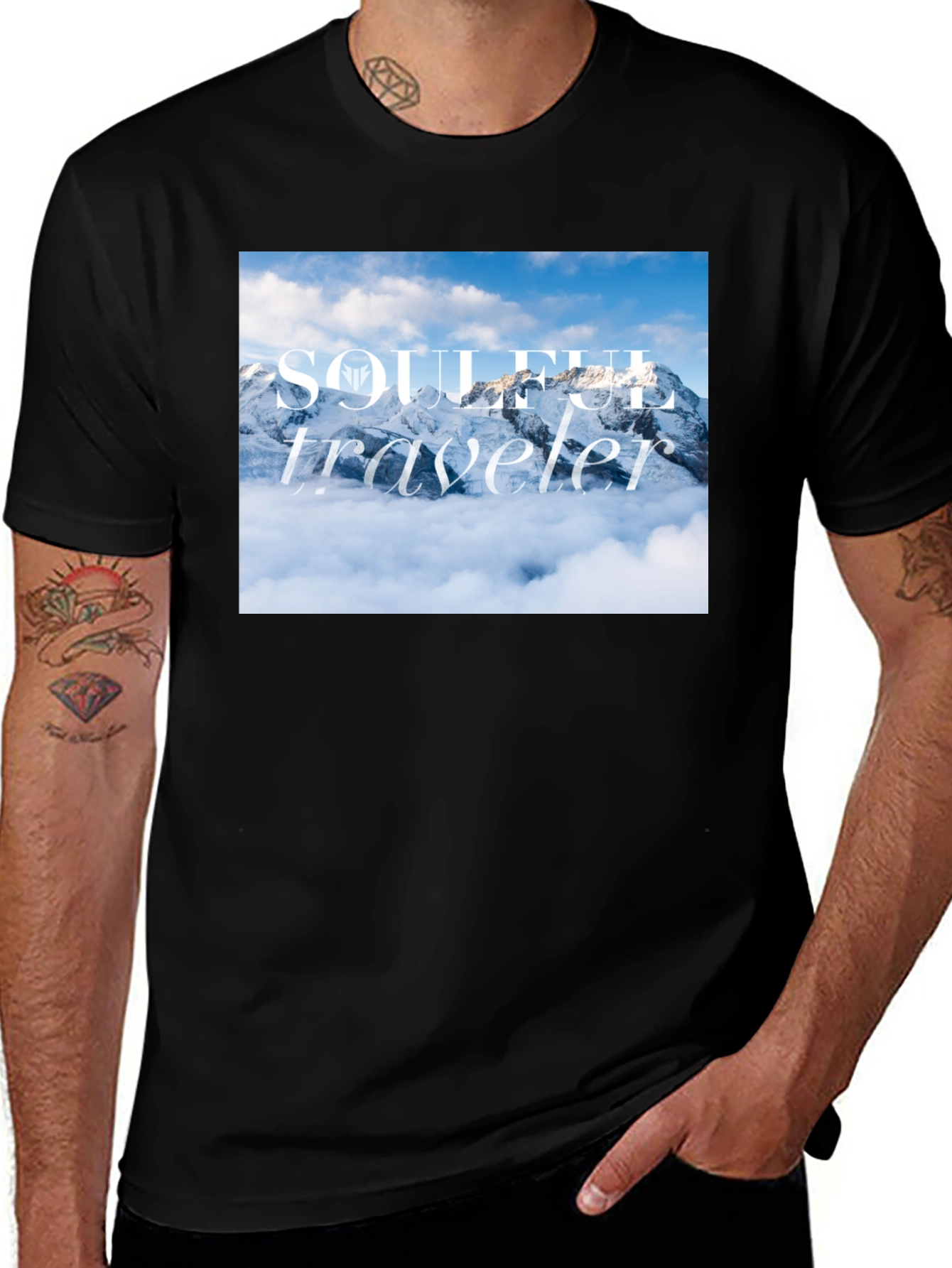 Variant 16 of Soulful Traveler Graphic Tee