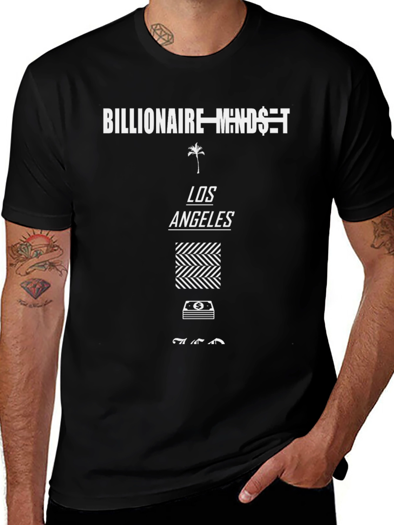 Variant 21 of Billionaire Mindset LA Graphic Tee