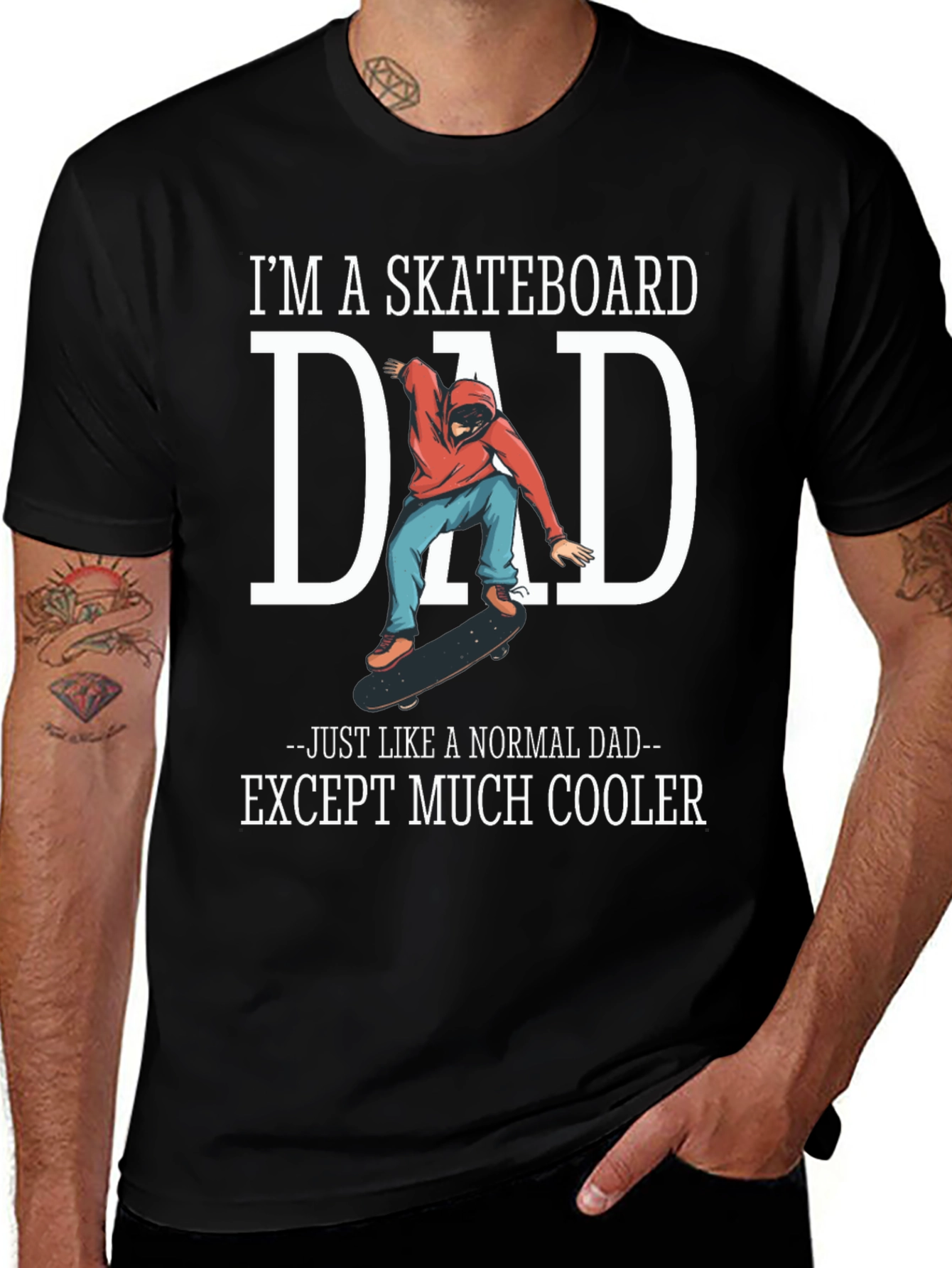 Variant 4 of Skateboard Dad T-Shirt - Cool Father's Day Gift