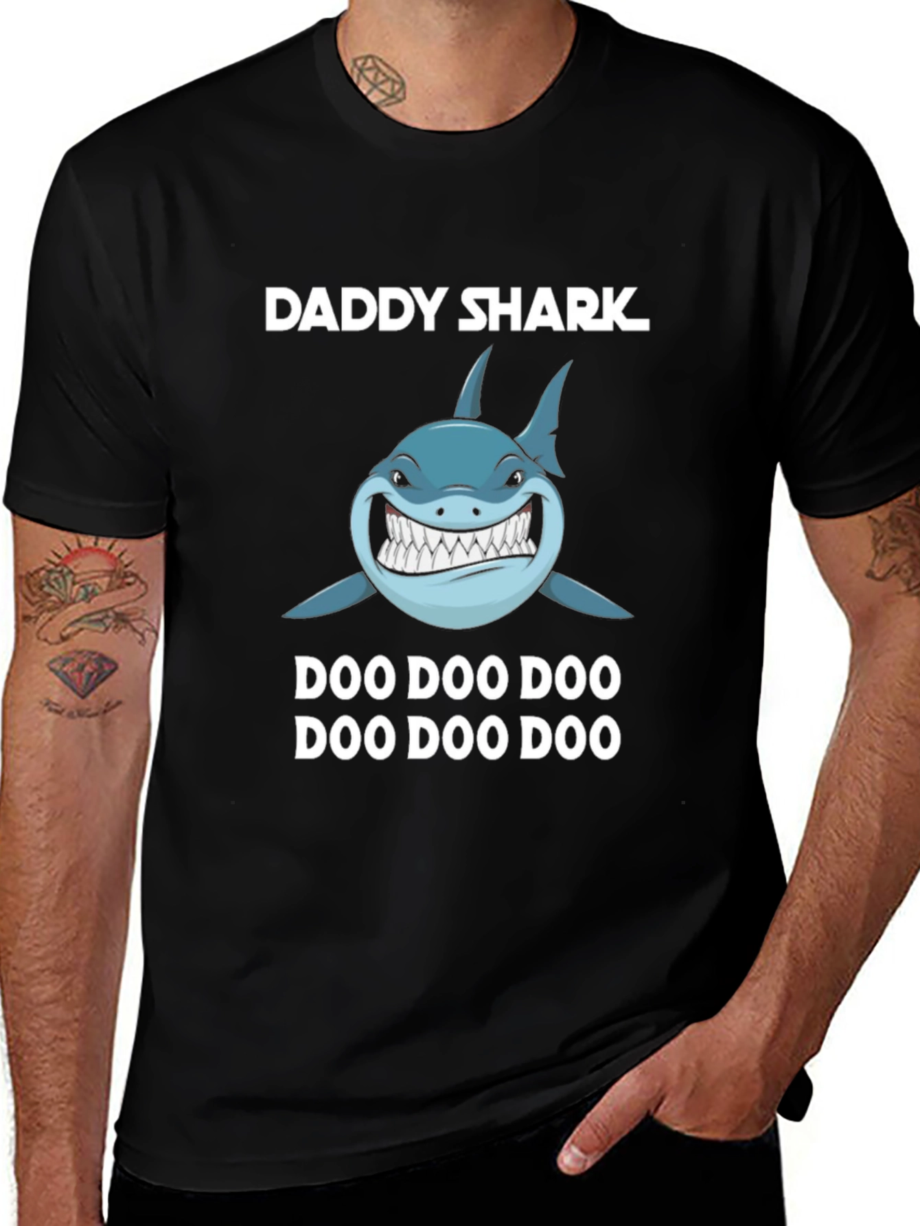 Daddy Shark Doo Doo Graphic Tee