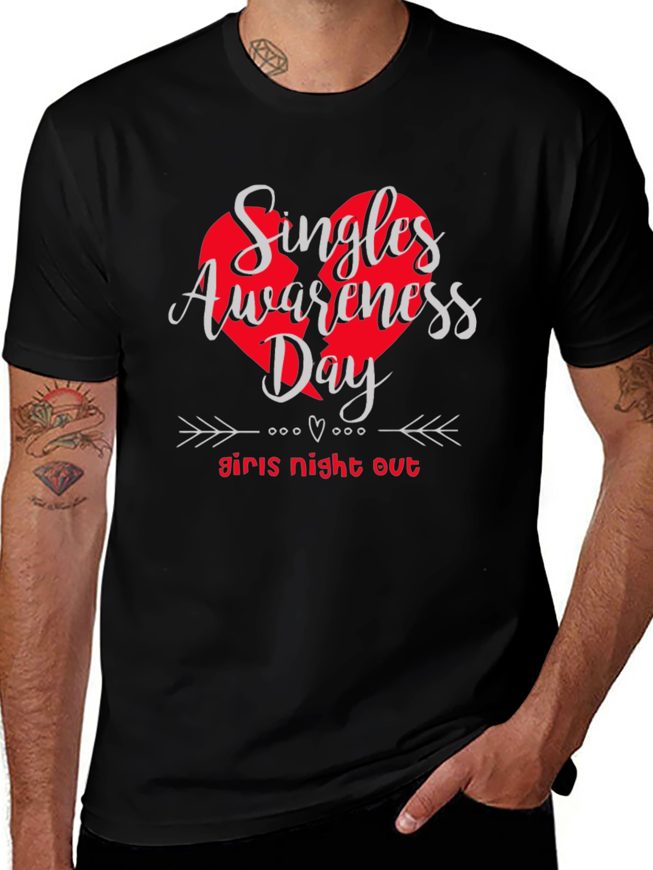 Singles Awareness Day T-Shirt - Girls Night Out