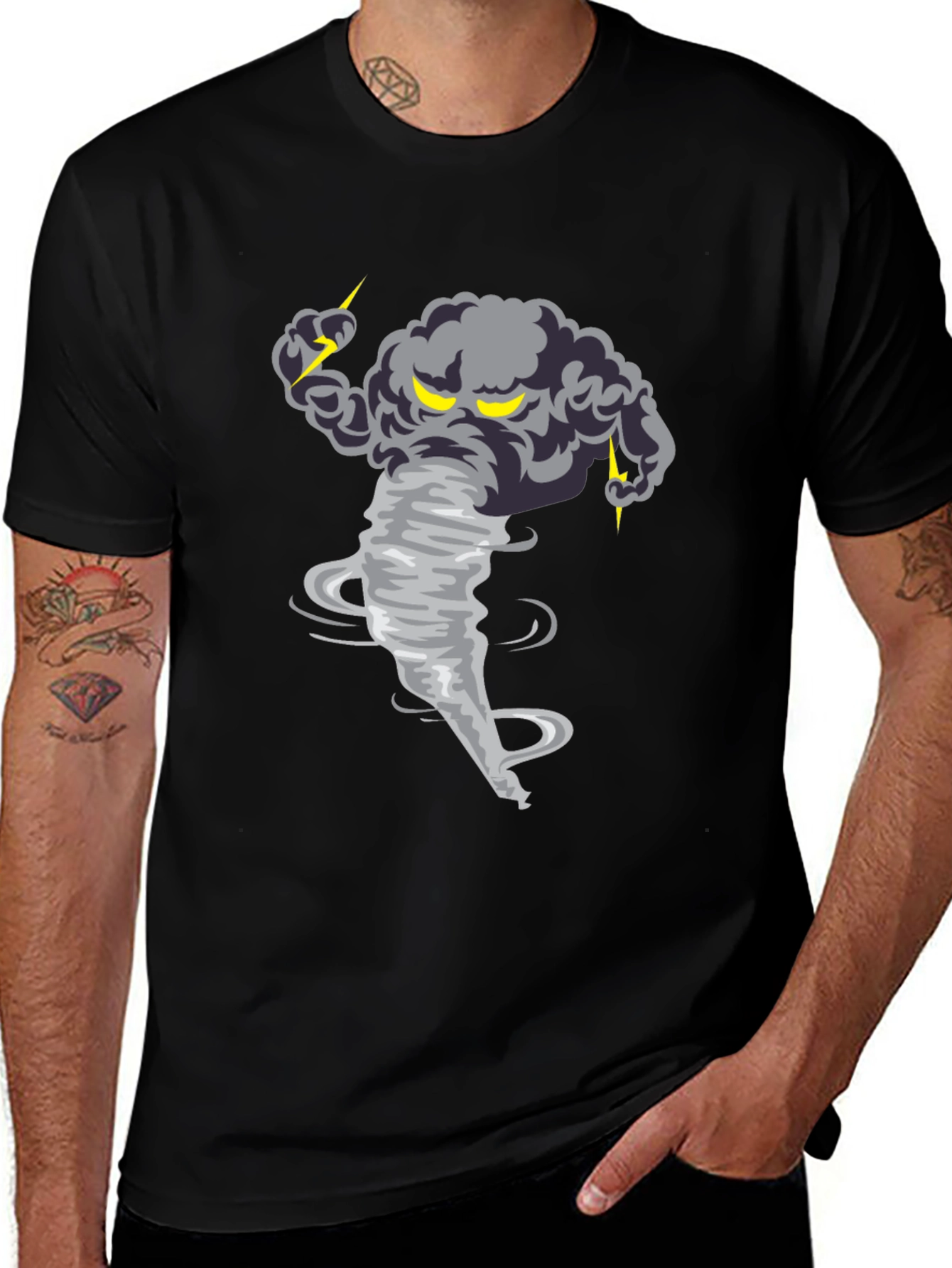 Variant 19 of Cartoon Tornado Graphic Tee