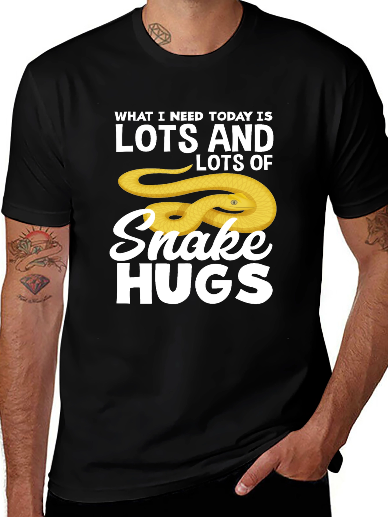 Variant 16 of Snake Hugs T-Shirt: Lots and Lots Of!