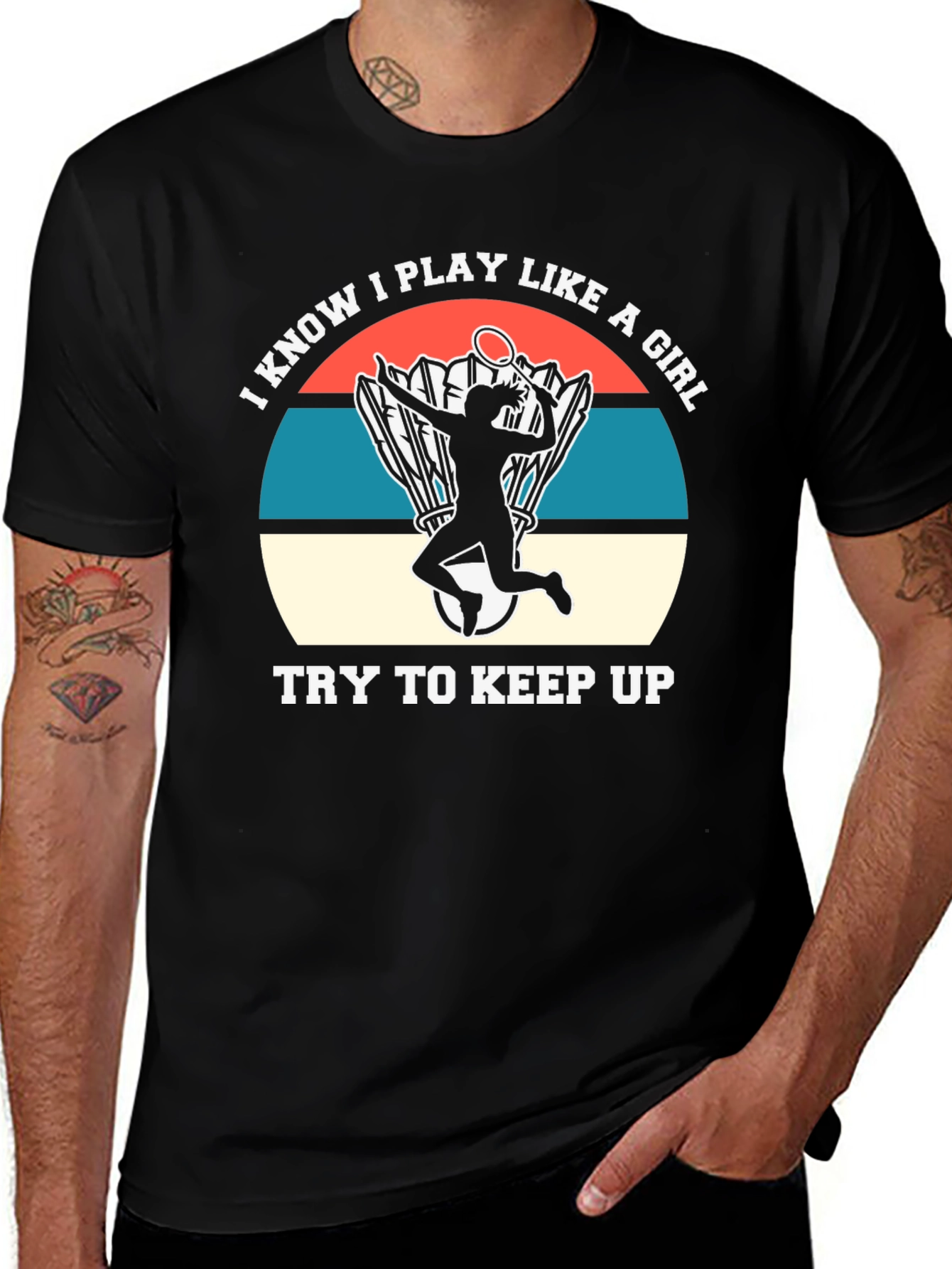 Variant 9 of I Know I Play Like A Girl T-Shirt