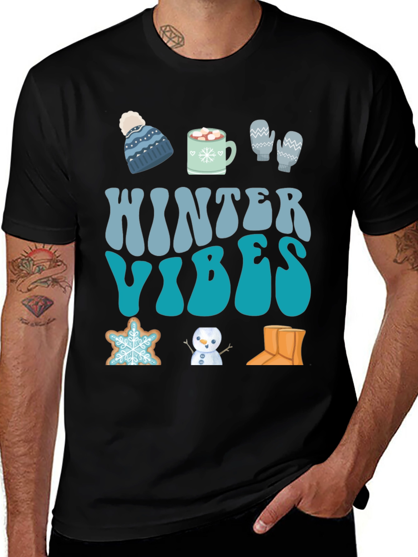 Variant 7 of Winter Vibes Graphic Tee