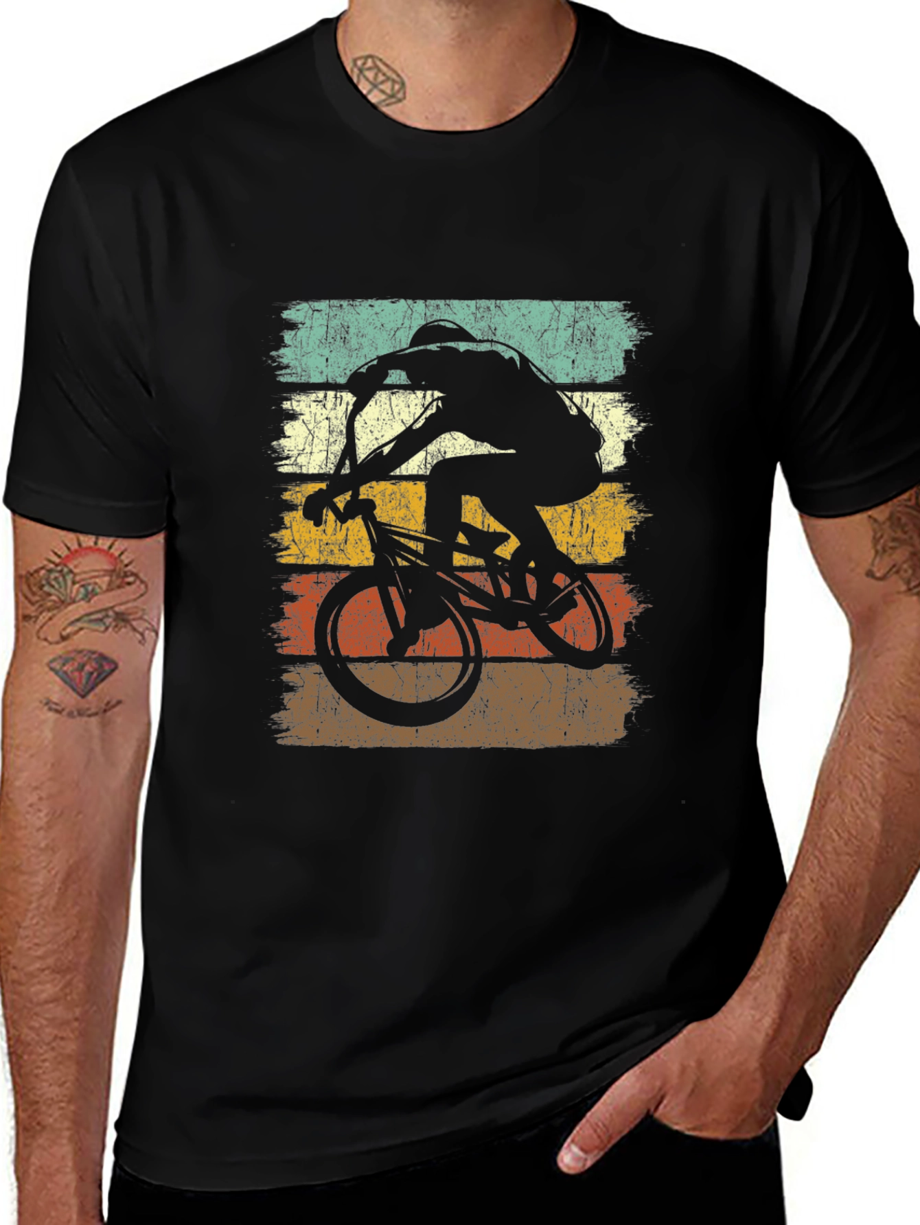 Variant 4 of Vintage BMX Rider T-Shirt