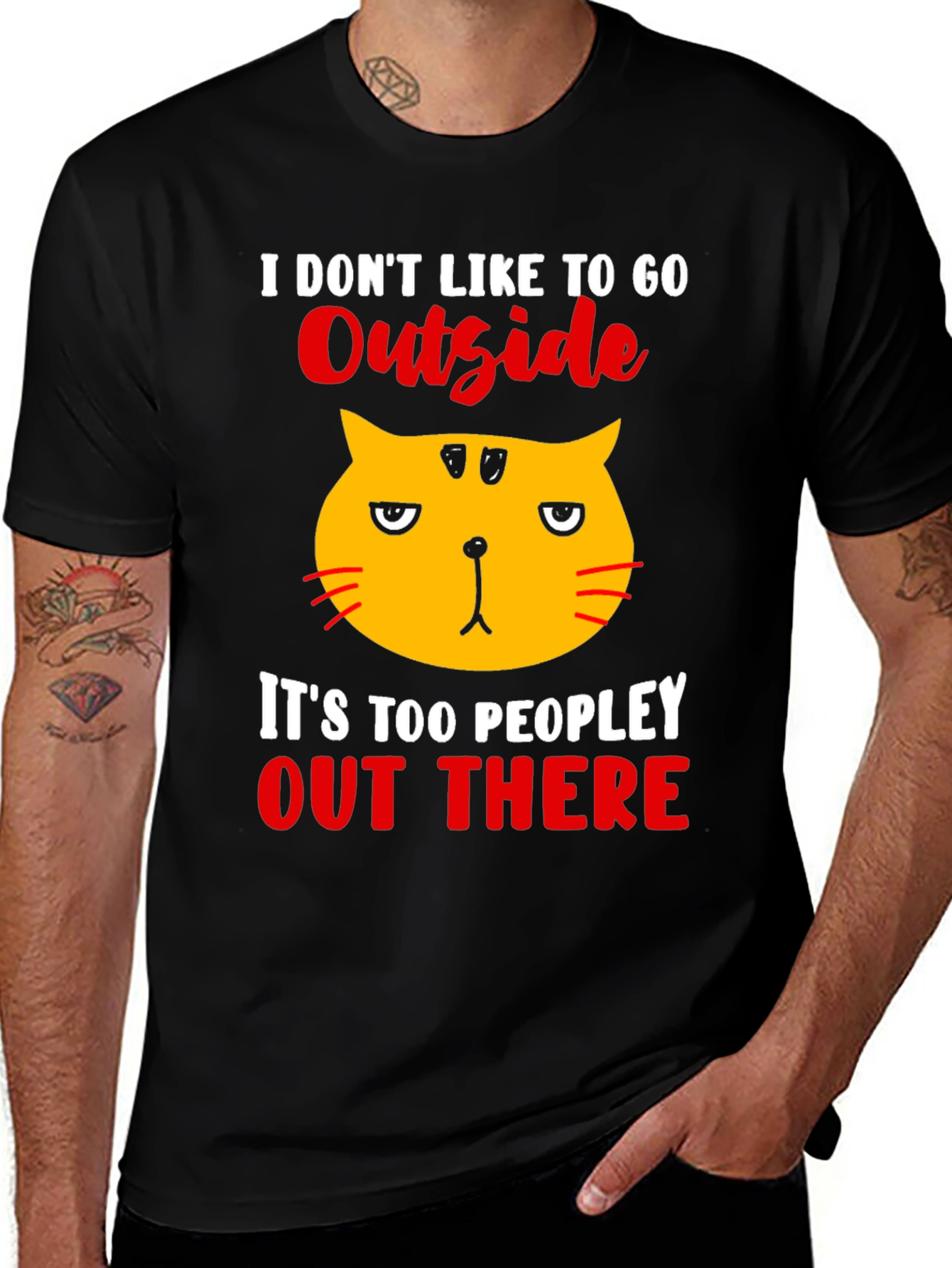 Introvert Cat T-Shirt