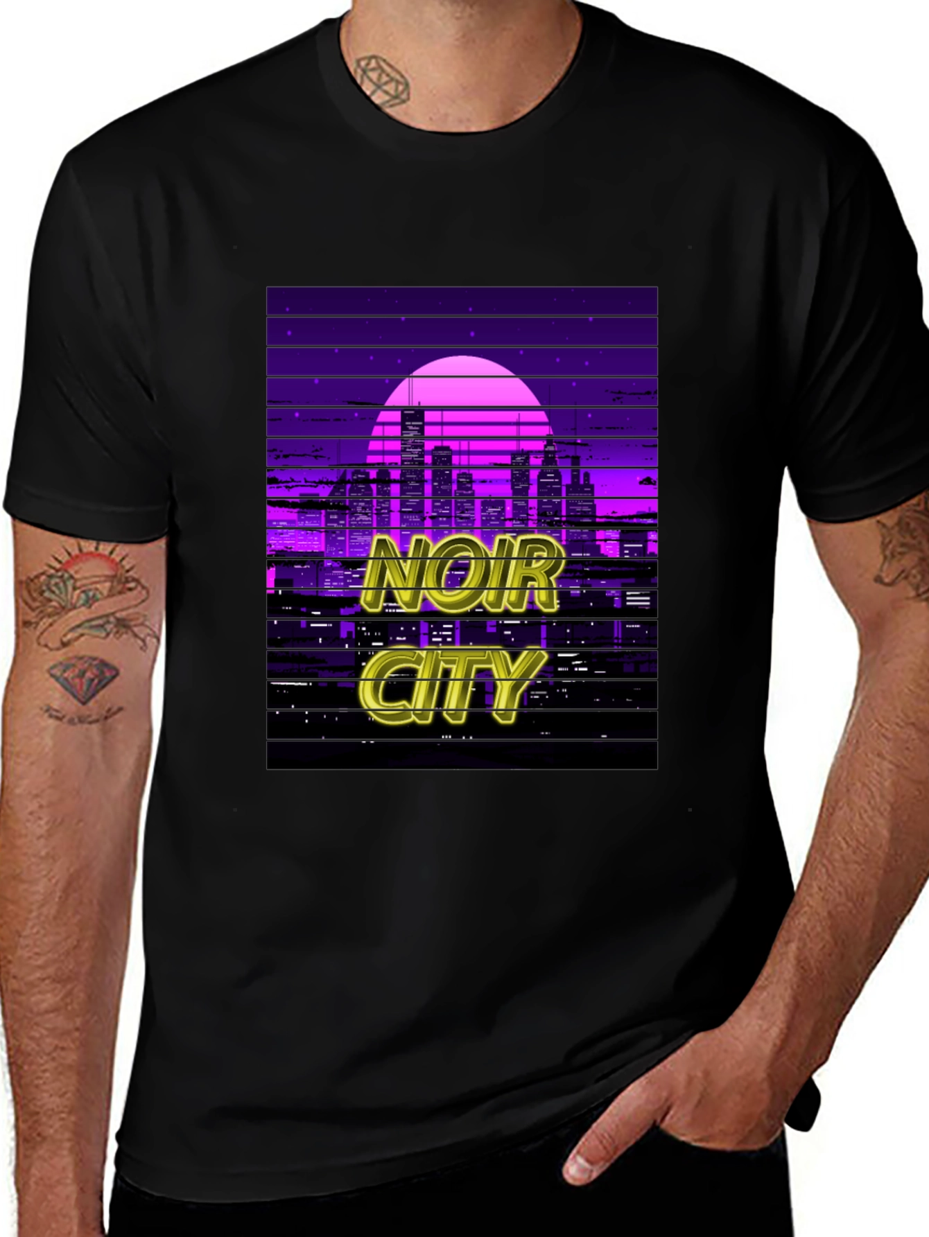 Variant 30 of Noir City Retro T-Shirt