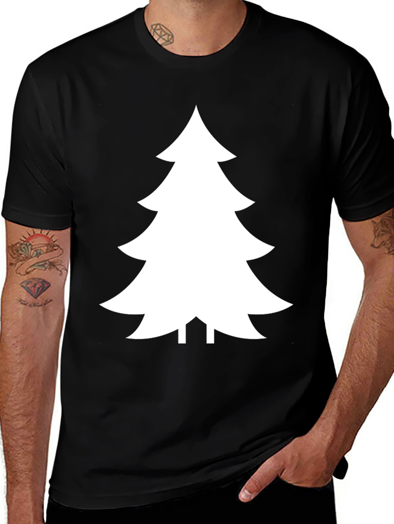 Variant 17 of Christmas Tree Graphic T-Shirt - Holiday Apparel