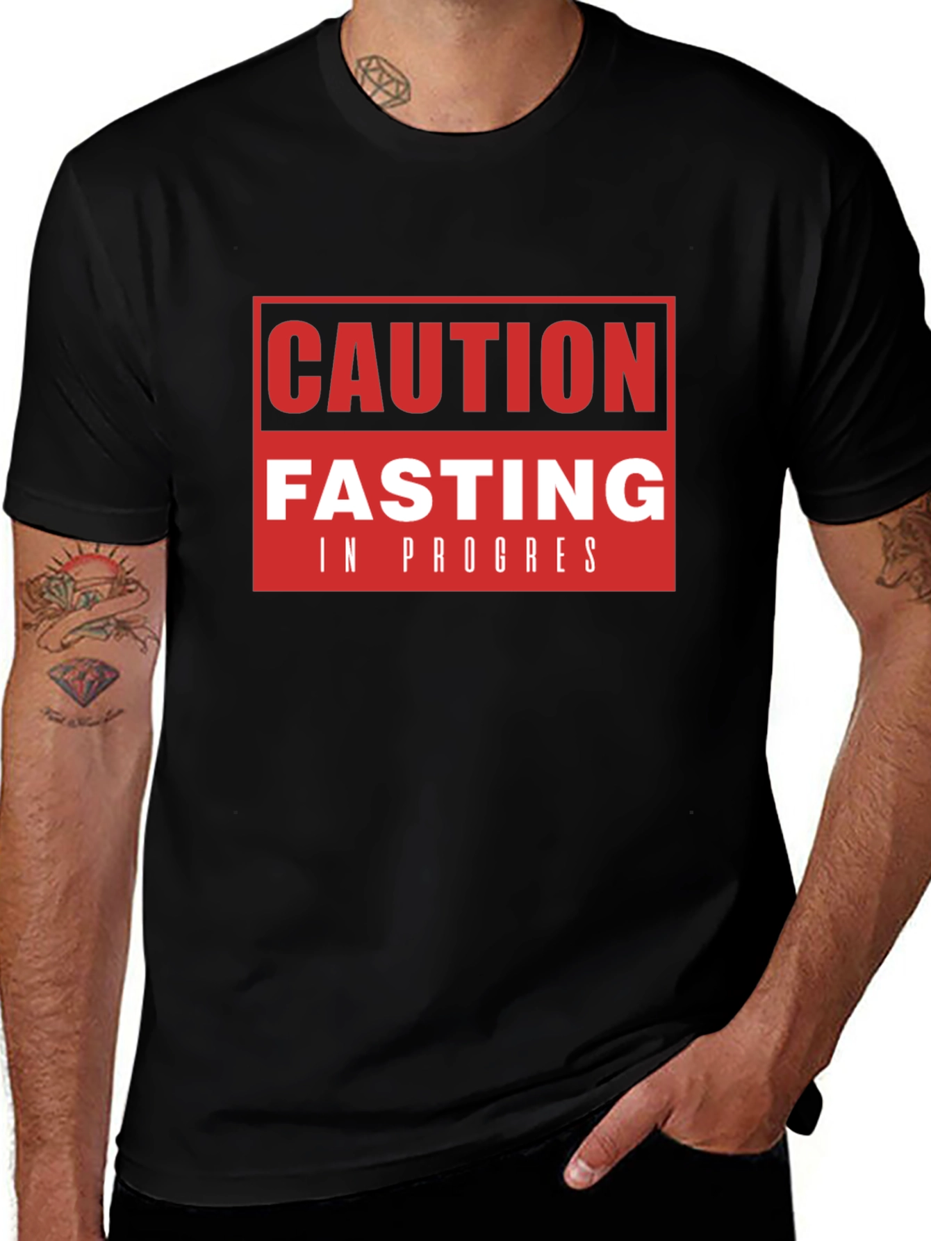 Caution Fasting T-Shirt