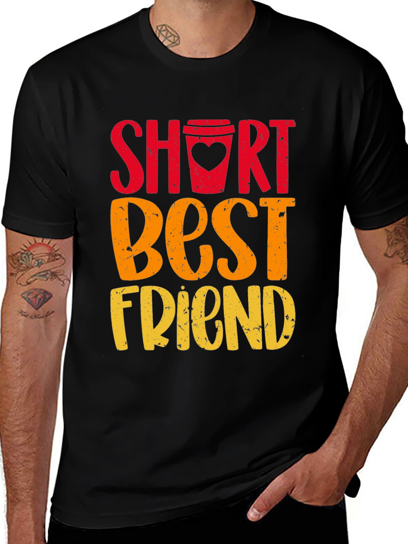 Variant 29 of Short Best Friend Graphic Tee