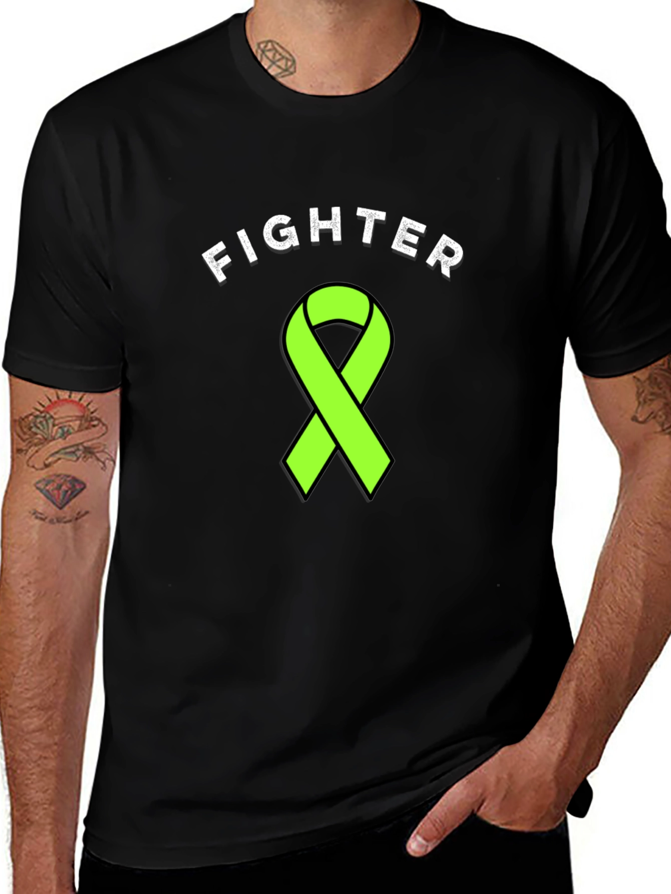Variant 8 of Fighter Ribbon Graphic T-Shirt
