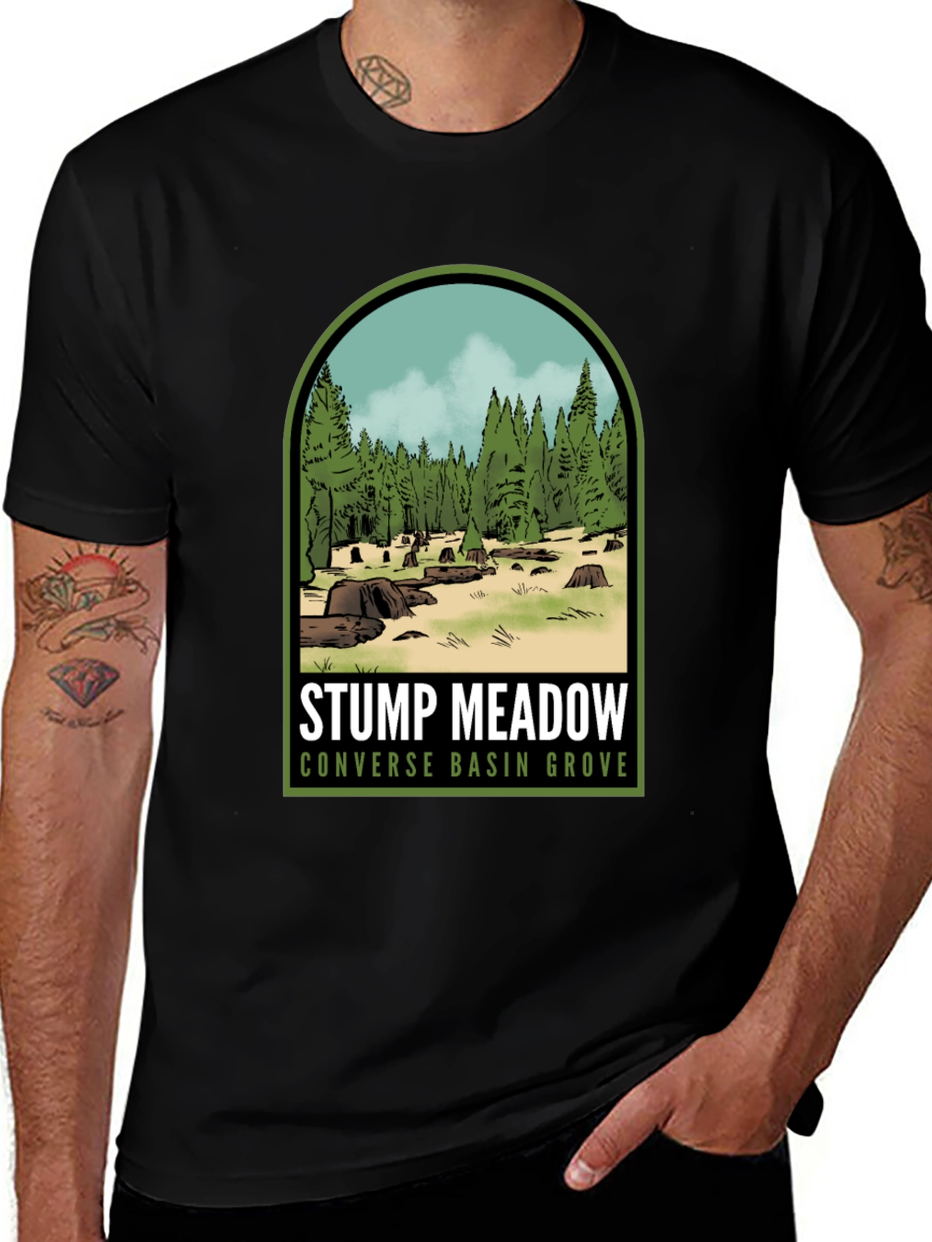Variant 27 of Stump Meadow Graphic Tee
