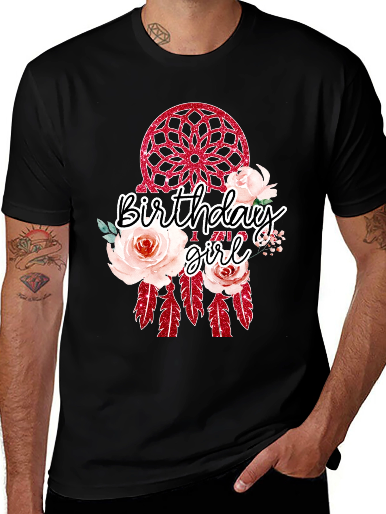 Variant 23 of Birthday Girl Dreamcatcher T-Shirt