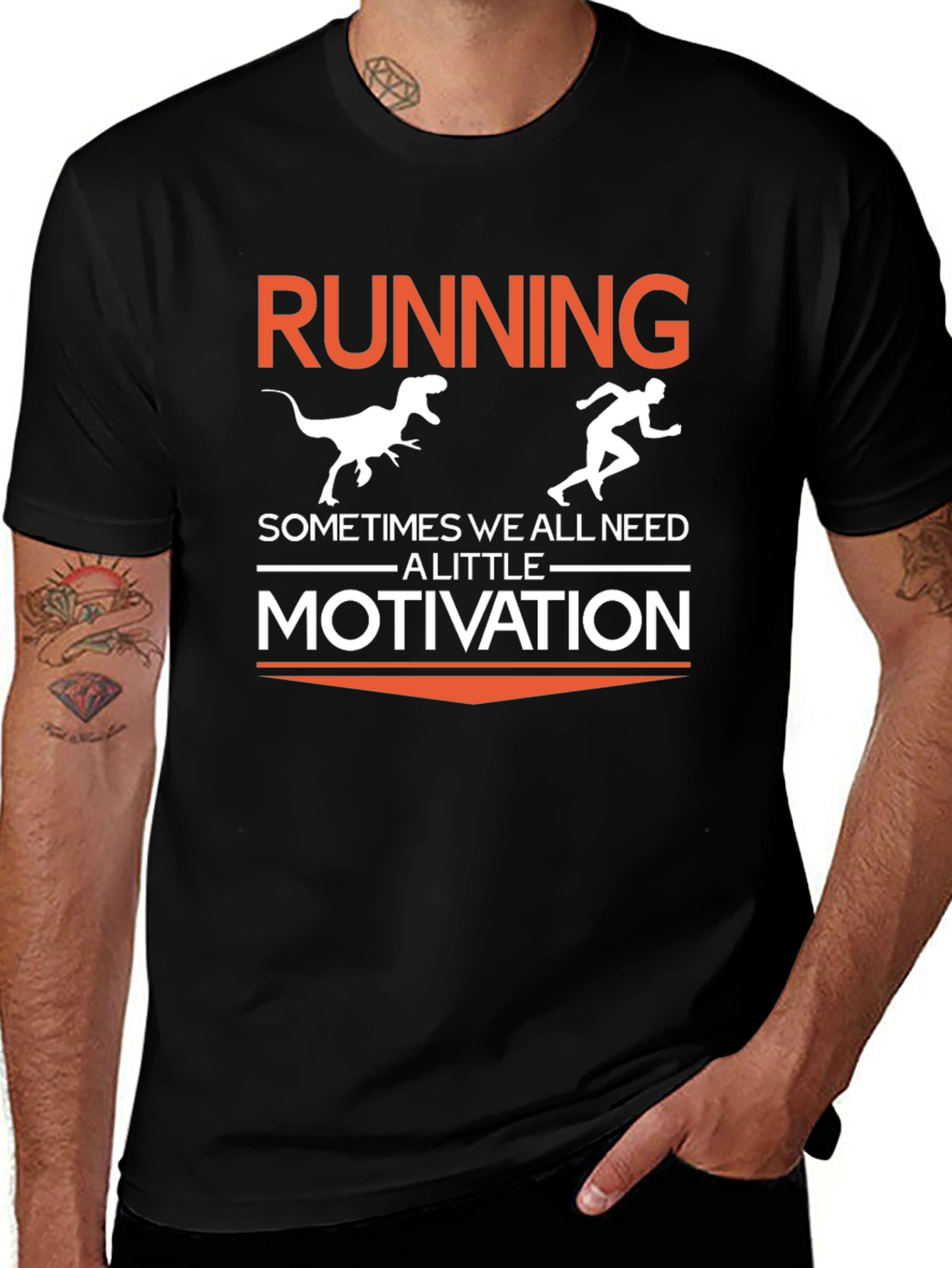Variant 6 of Running Motivation Graphic T-Shirt