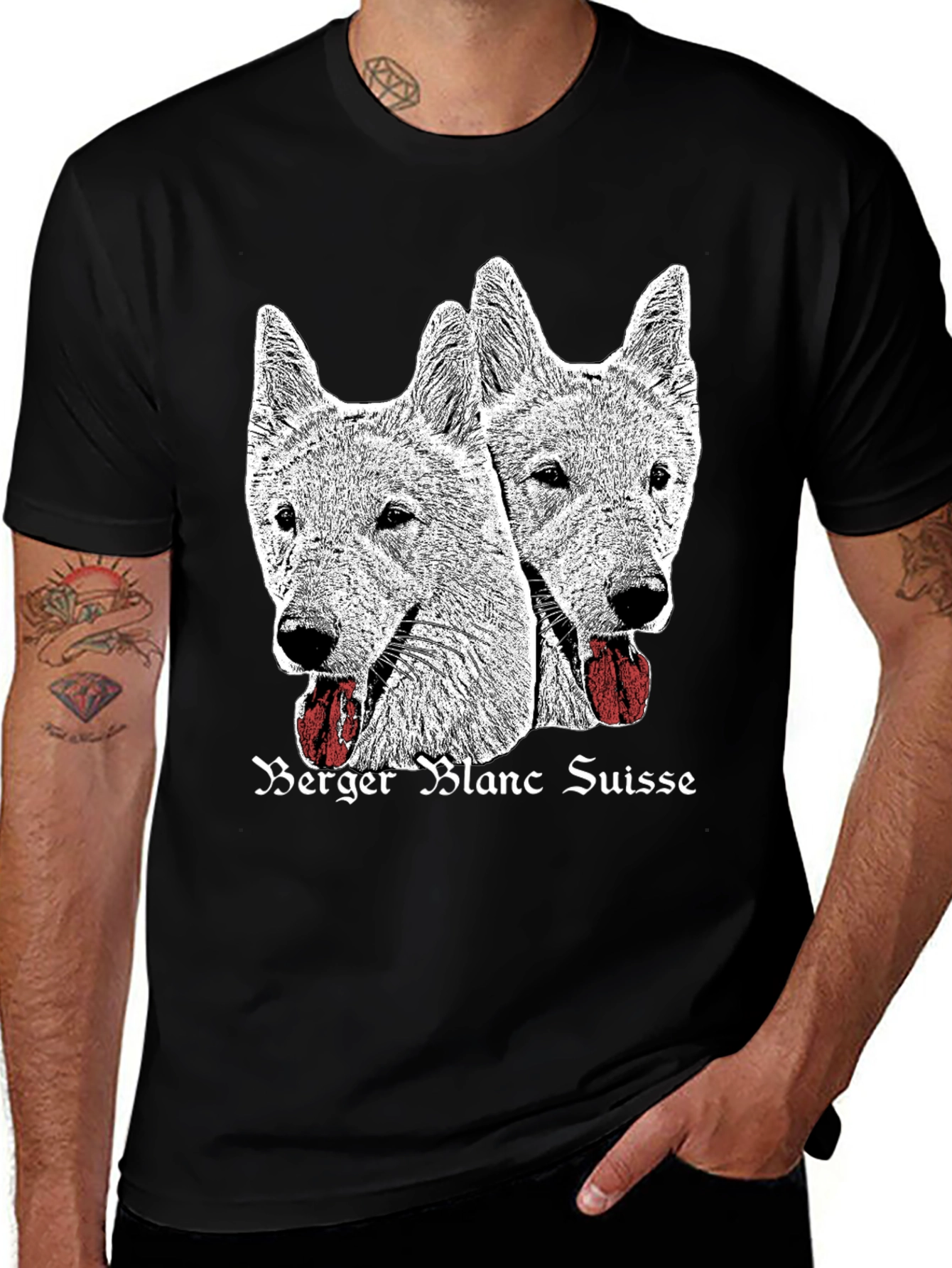 Berger Blanc Suisse Dog T-Shirt