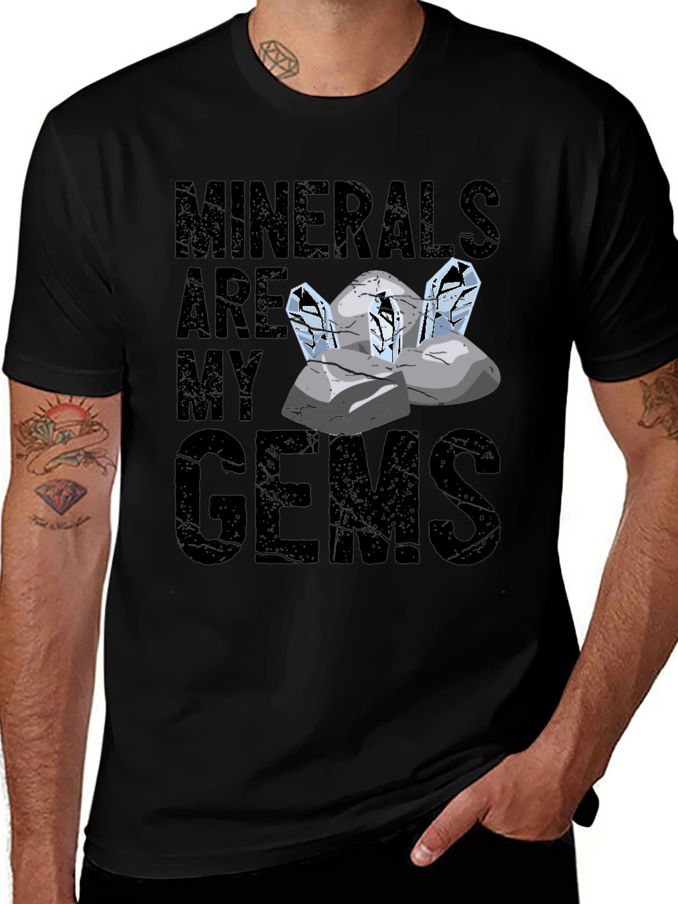 Variant 13 of Minerals Are My Gems Graphic T-Shirt