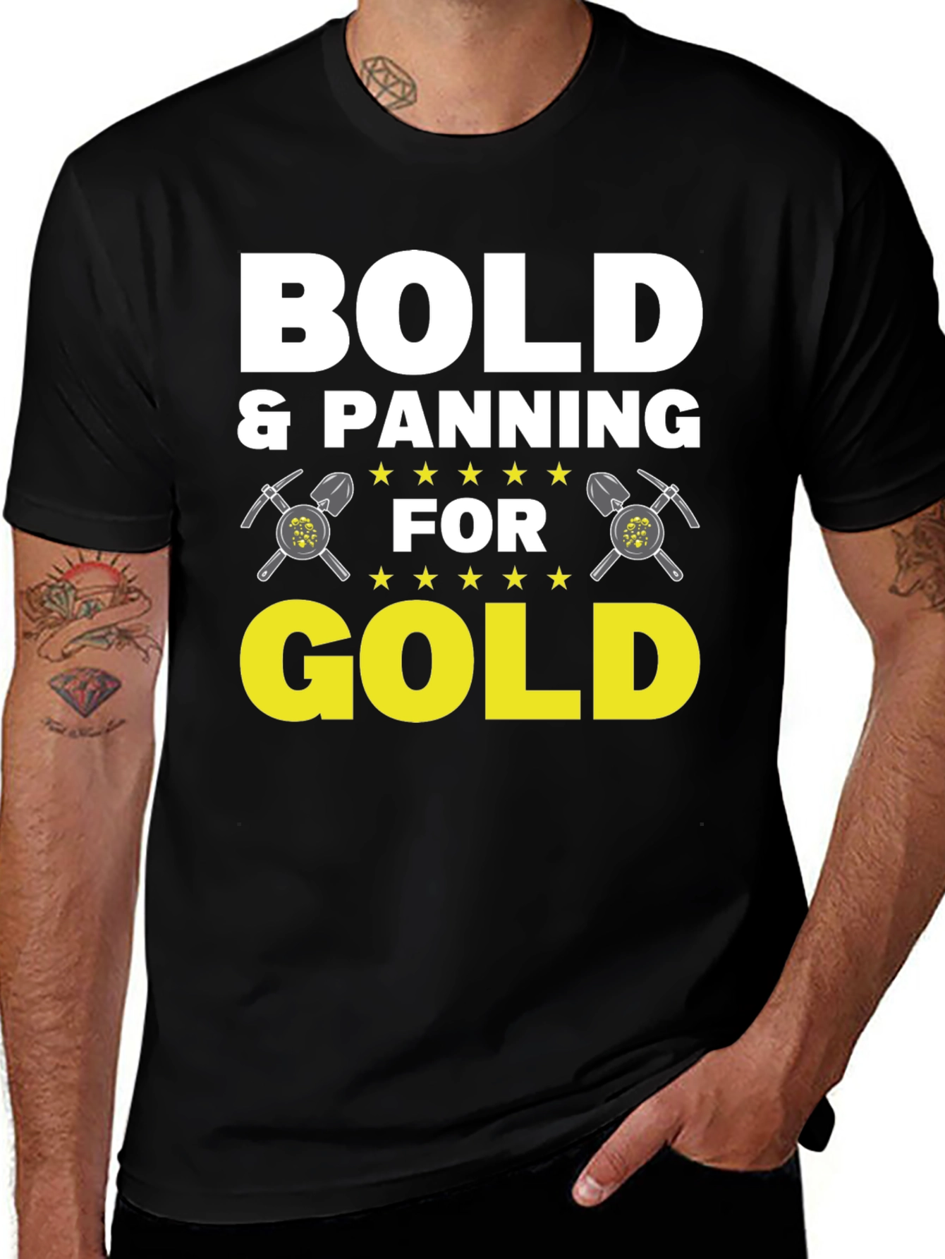 Variant 5 of Bold & Panning for Gold Graphic Tee