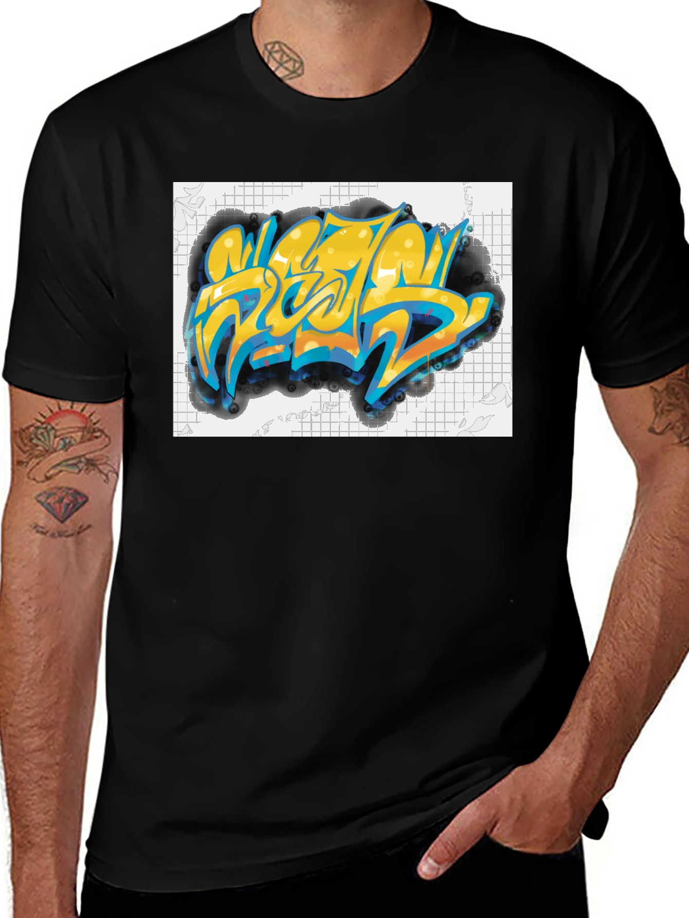 Variant 27 of Graffiti Style T-Shirt - Bold Design