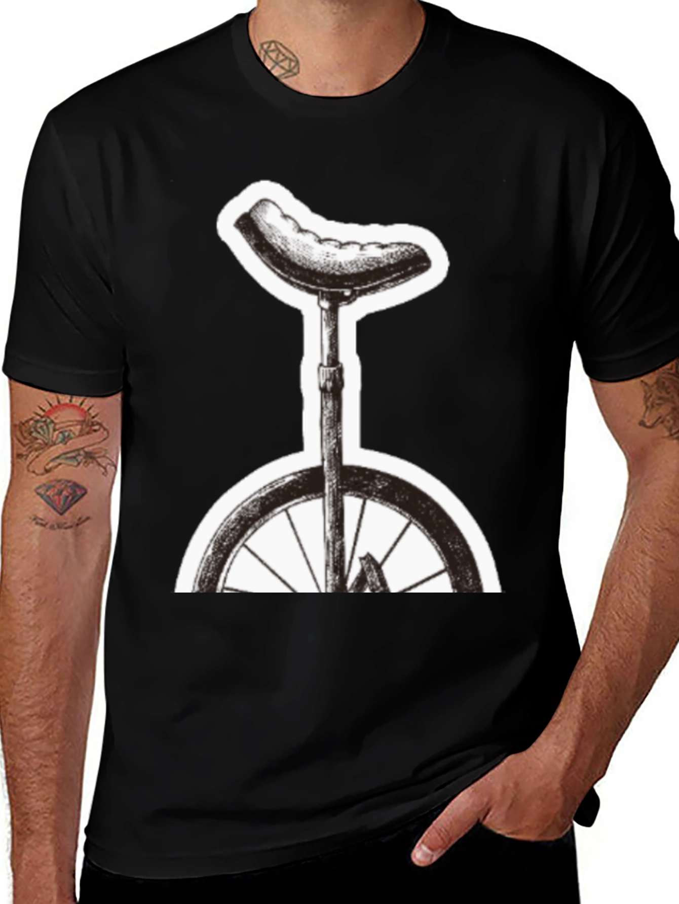 Variant 6 of Unicycle Graphic Tee - Ride in Style!