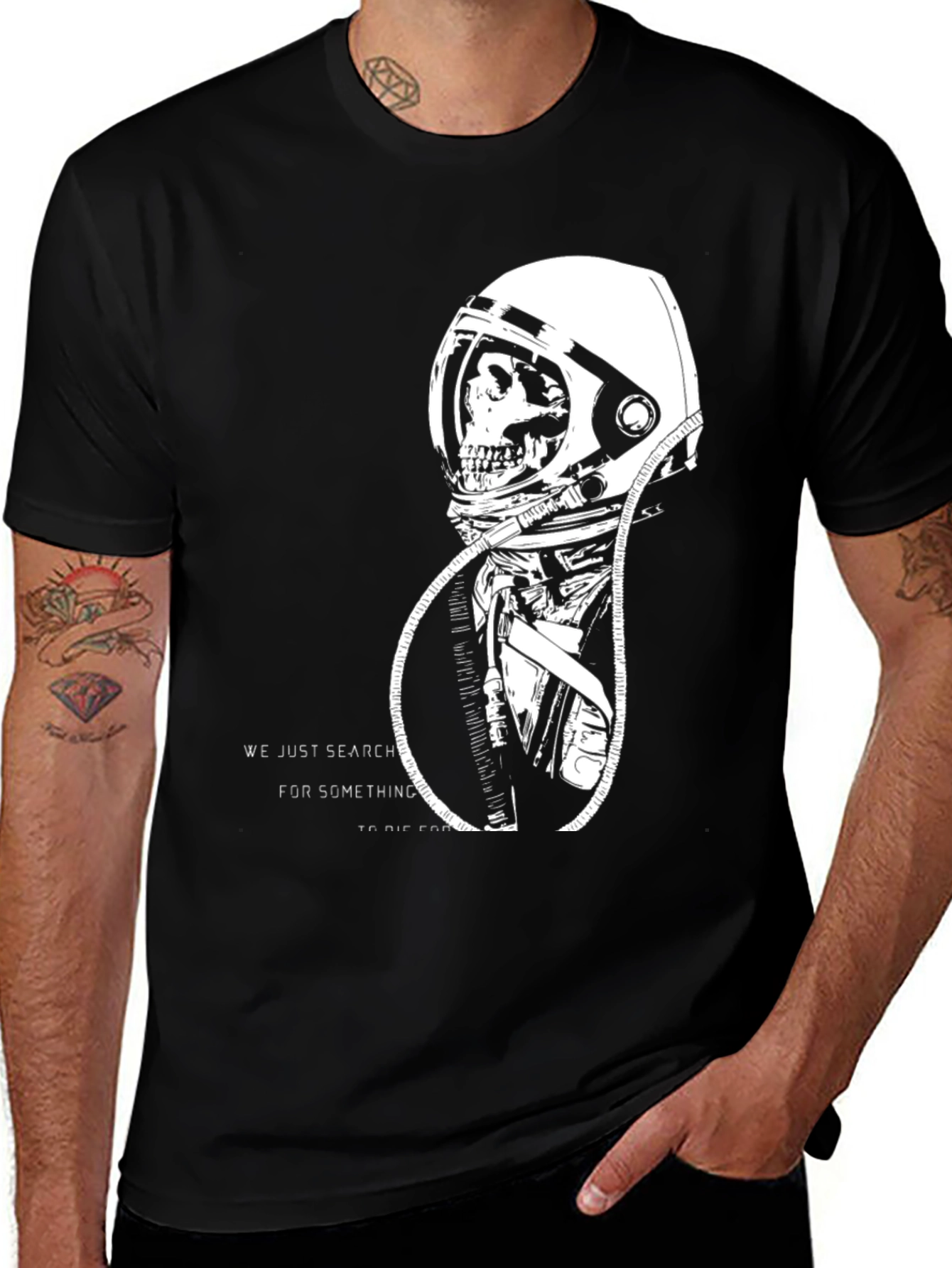 Variant 15 of Skull Astronaut T-Shirt: Search for Something to Die For