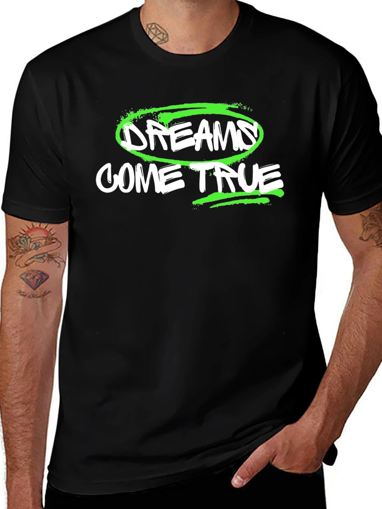 Variant 9 of Dreams Come True Black T-Shirt