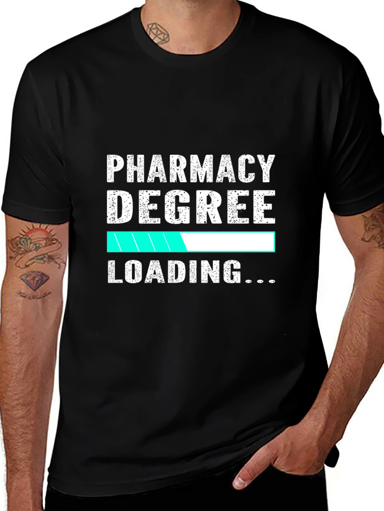 Variant 3 of Pharmacy Degree Loading T-Shirt