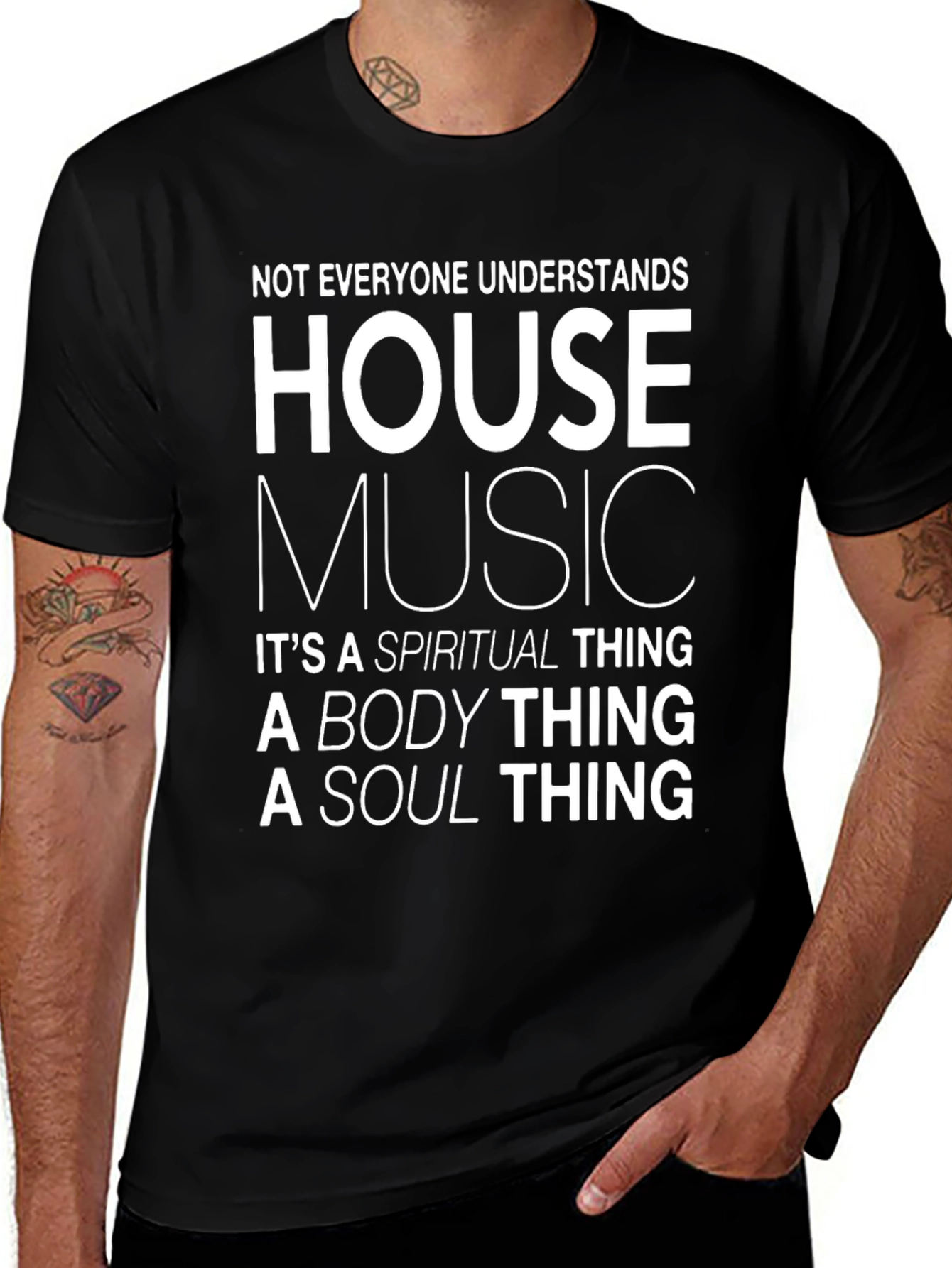 Variant 18 of House Music Spiritual Body Soul T-Shirt