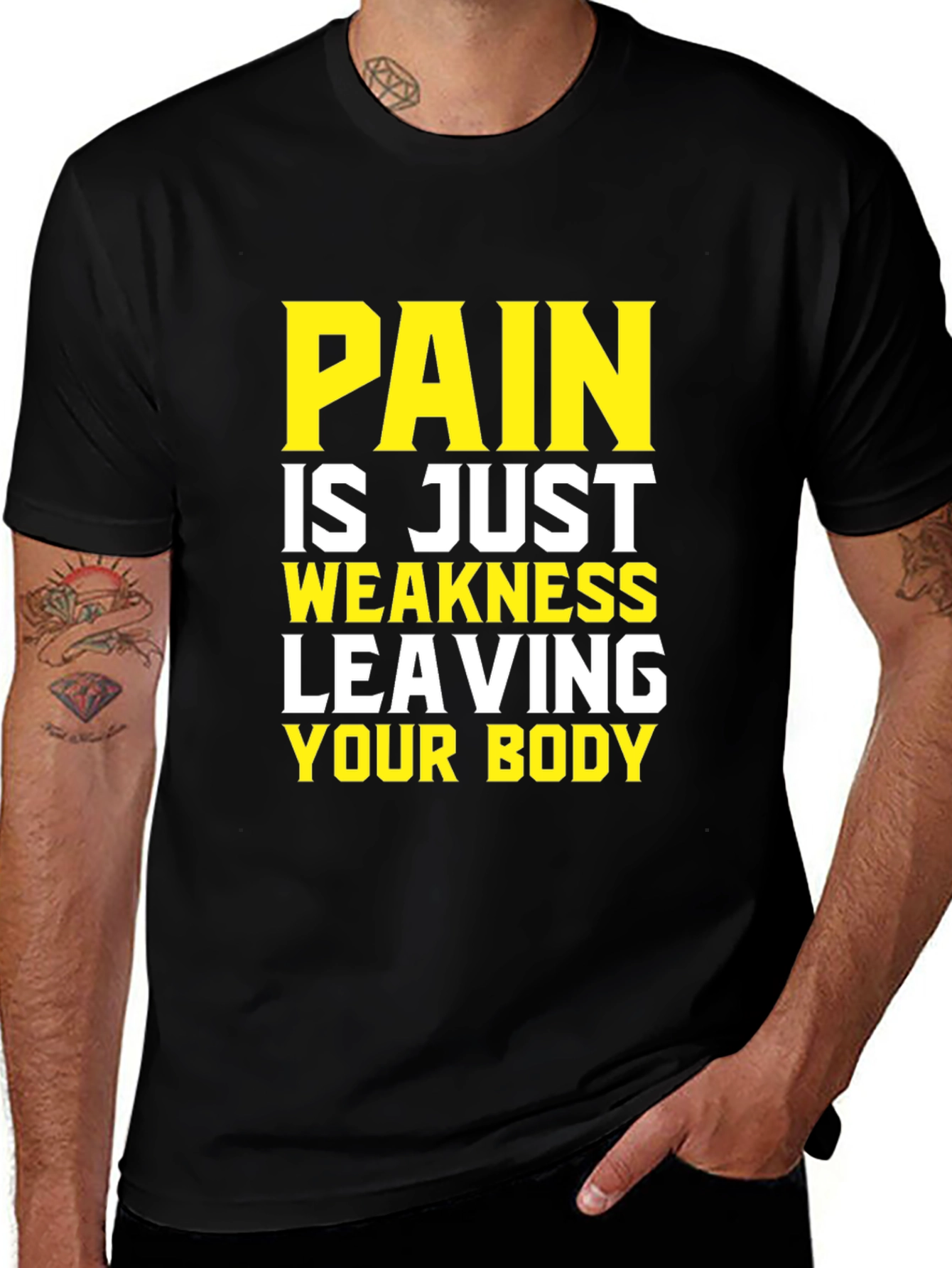 Variant 15 of Pain is Weakness Leaving Your Body T-Shirt