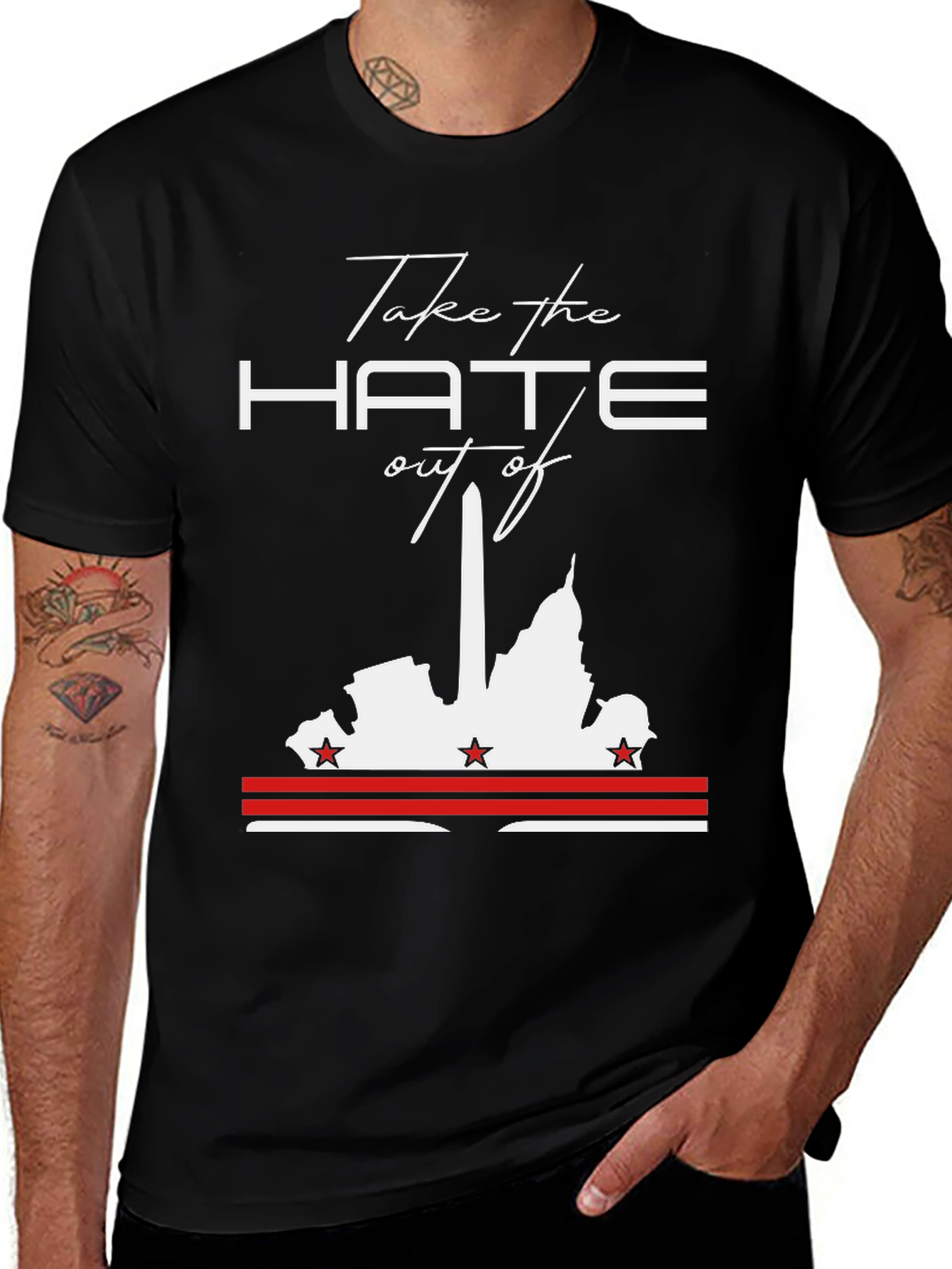 Take The Hate Out Of DC T-Shirt