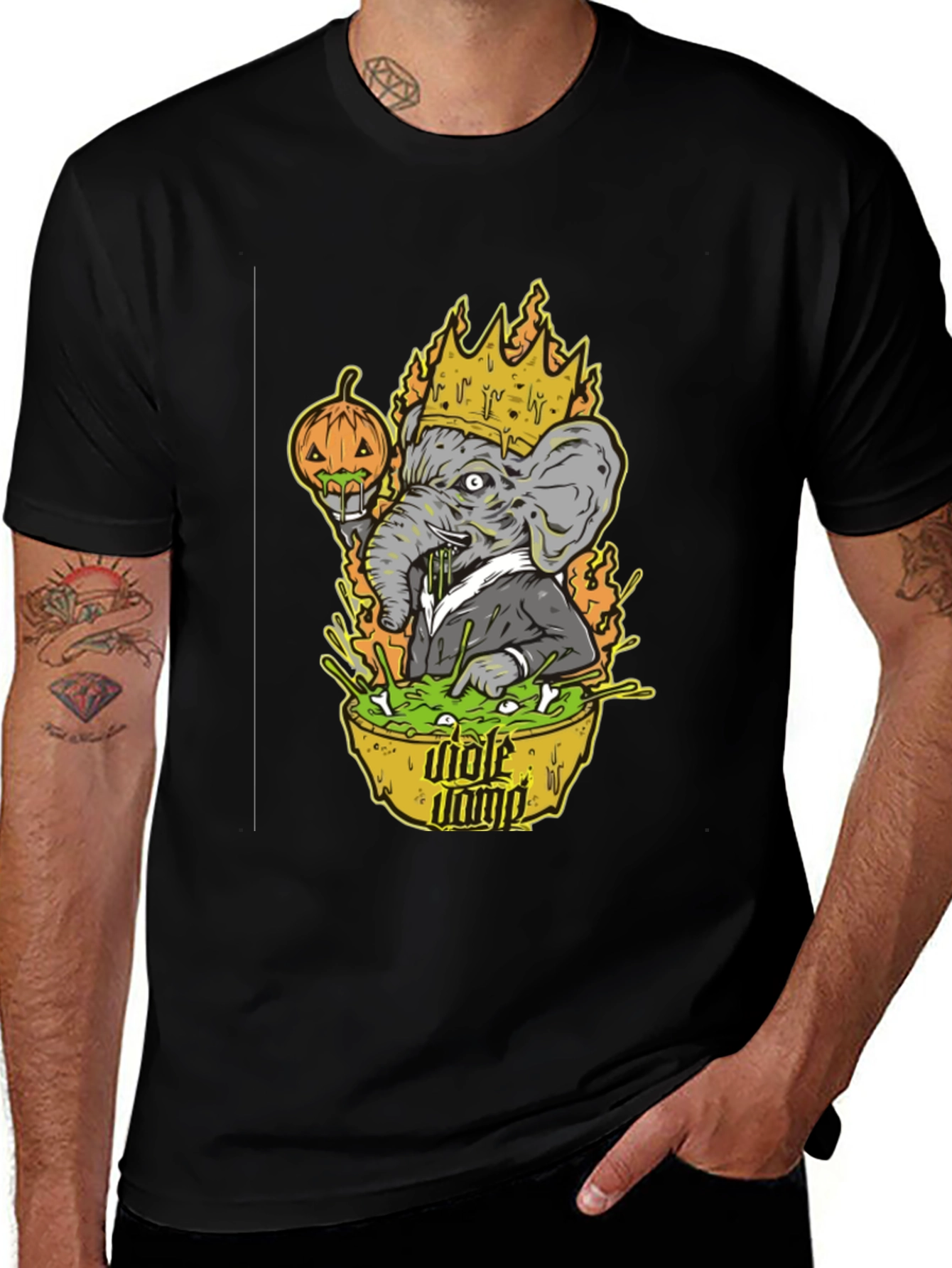 Variant 16 of King Elephant Halloween T-Shirt