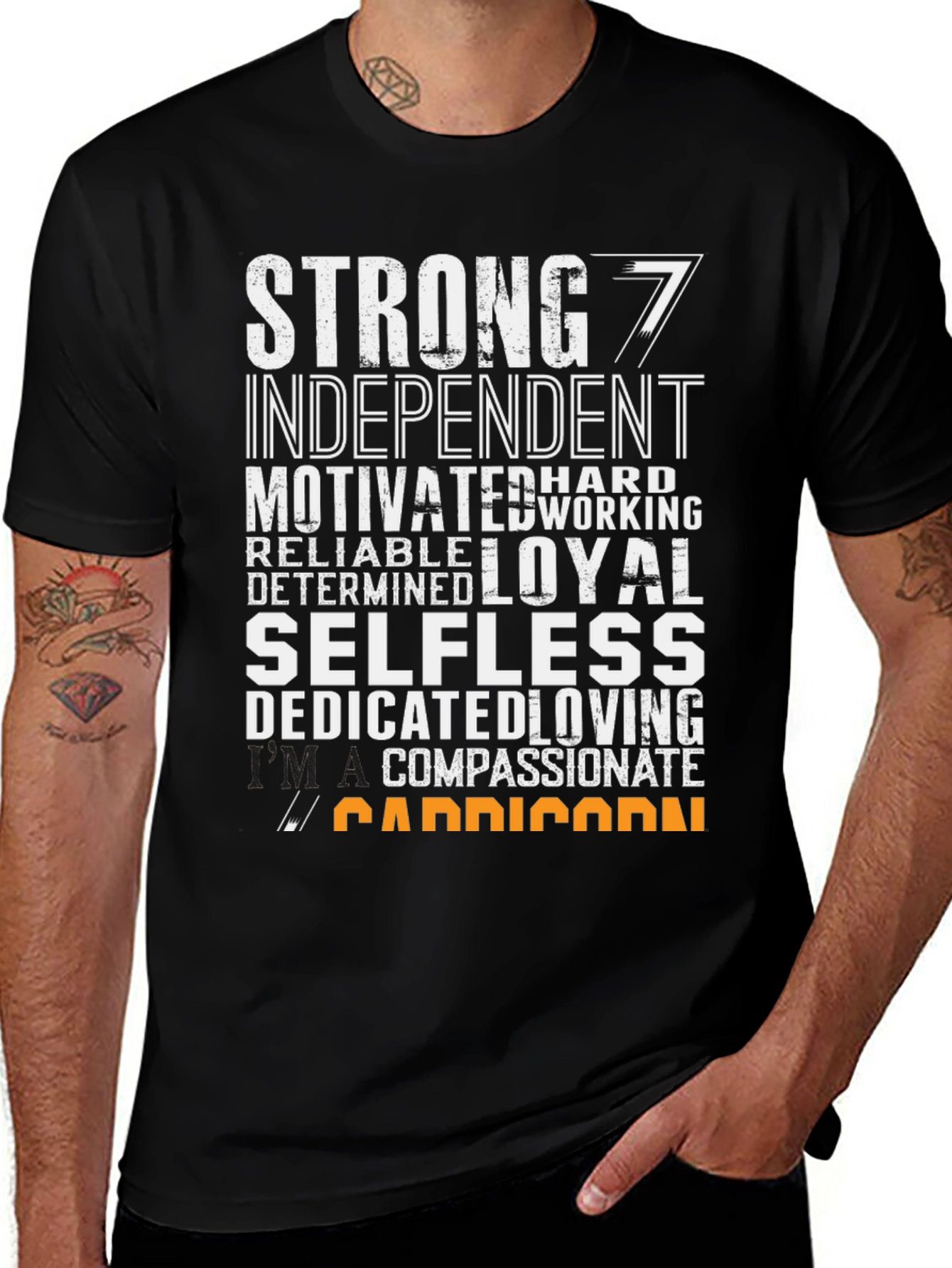 Strong Capricorn Zodiac T-Shirt