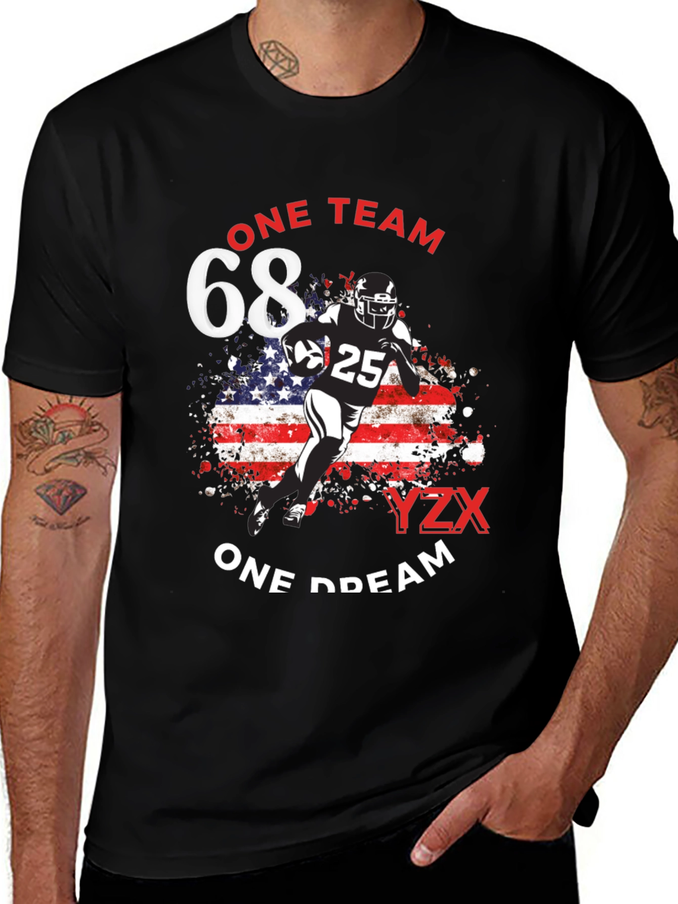 Variant 26 of One Team One Dream Football T-Shirt