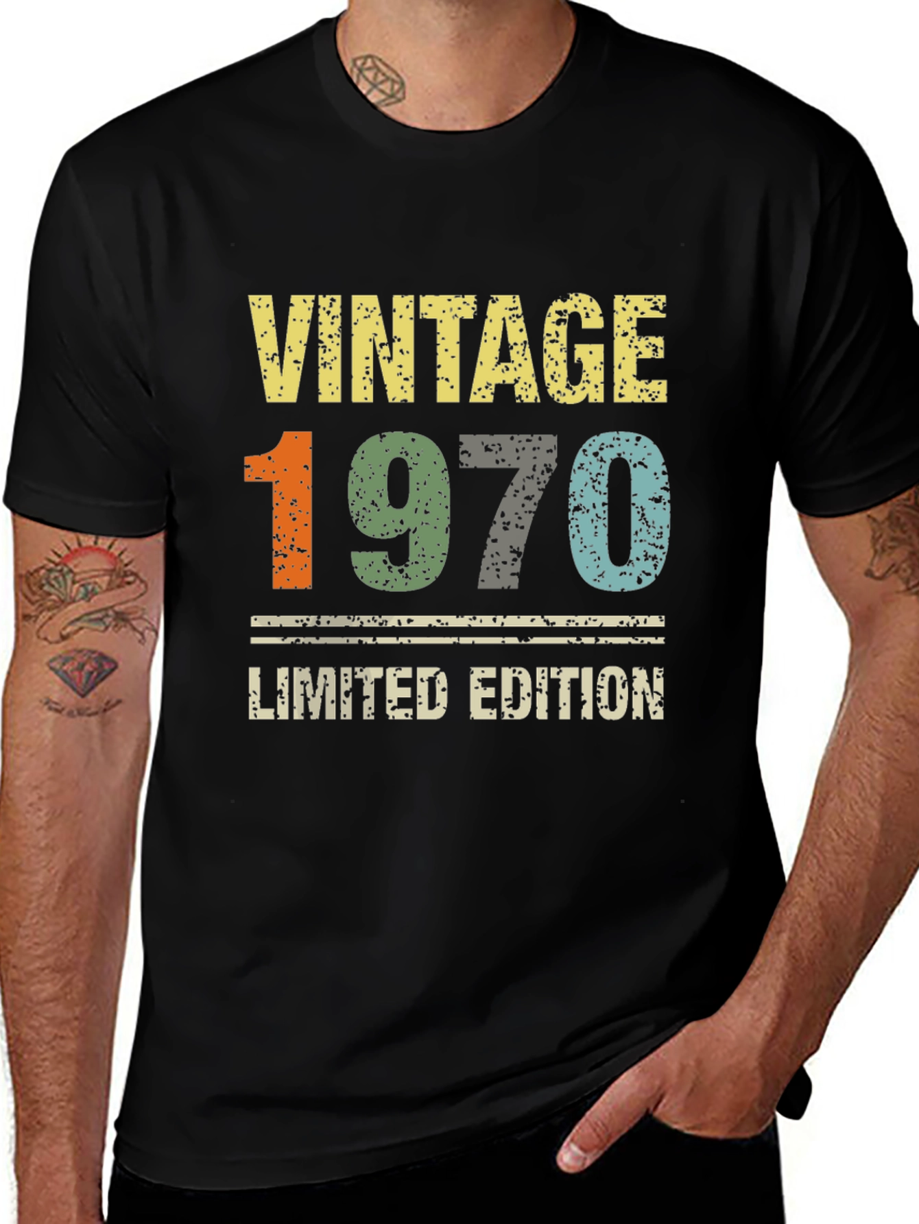 Variant 7 of Vintage 1970 Limited Edition Graphic T-Shirt