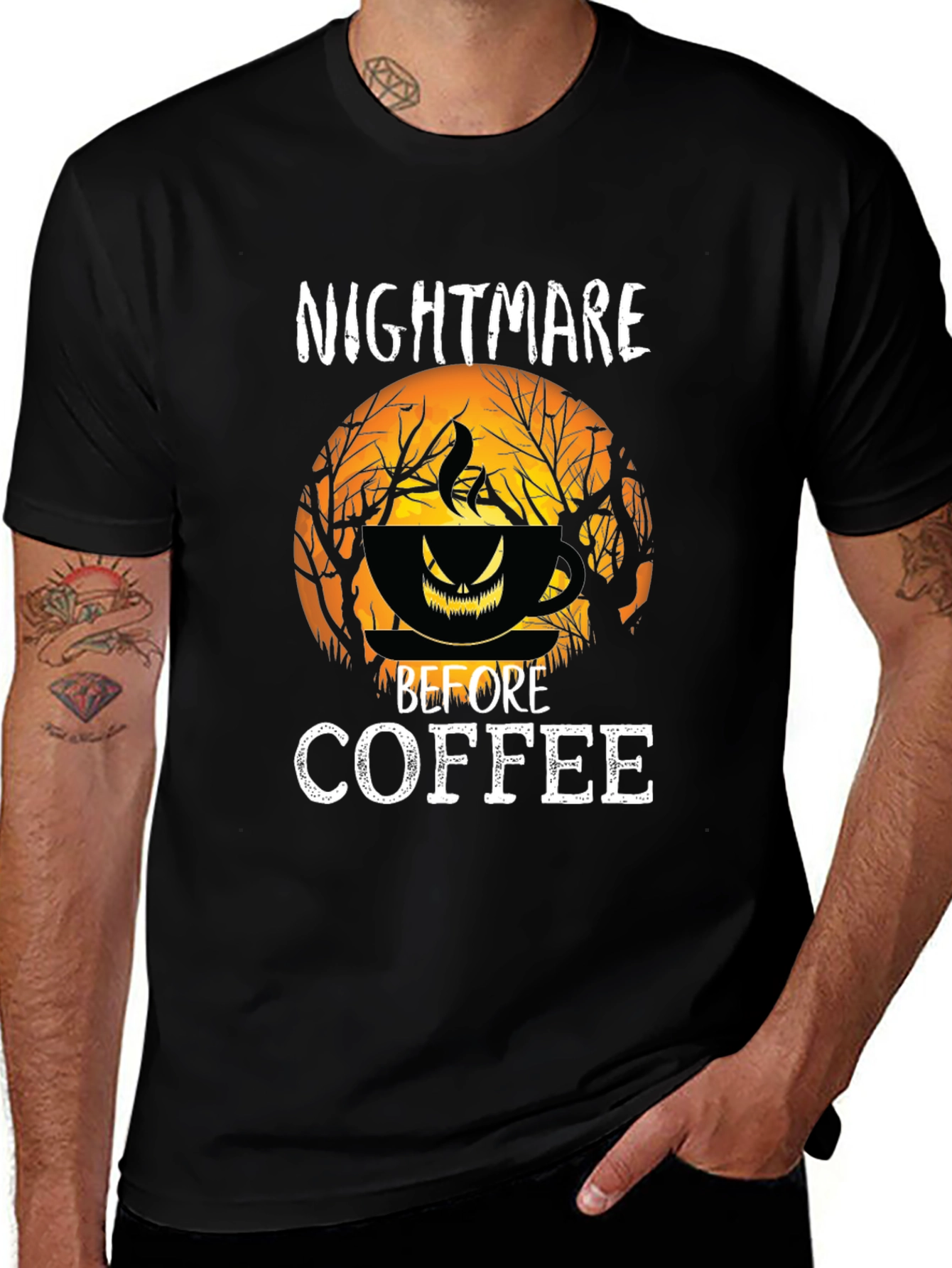 Nightmare Before Coffee Halloween T-Shirt
