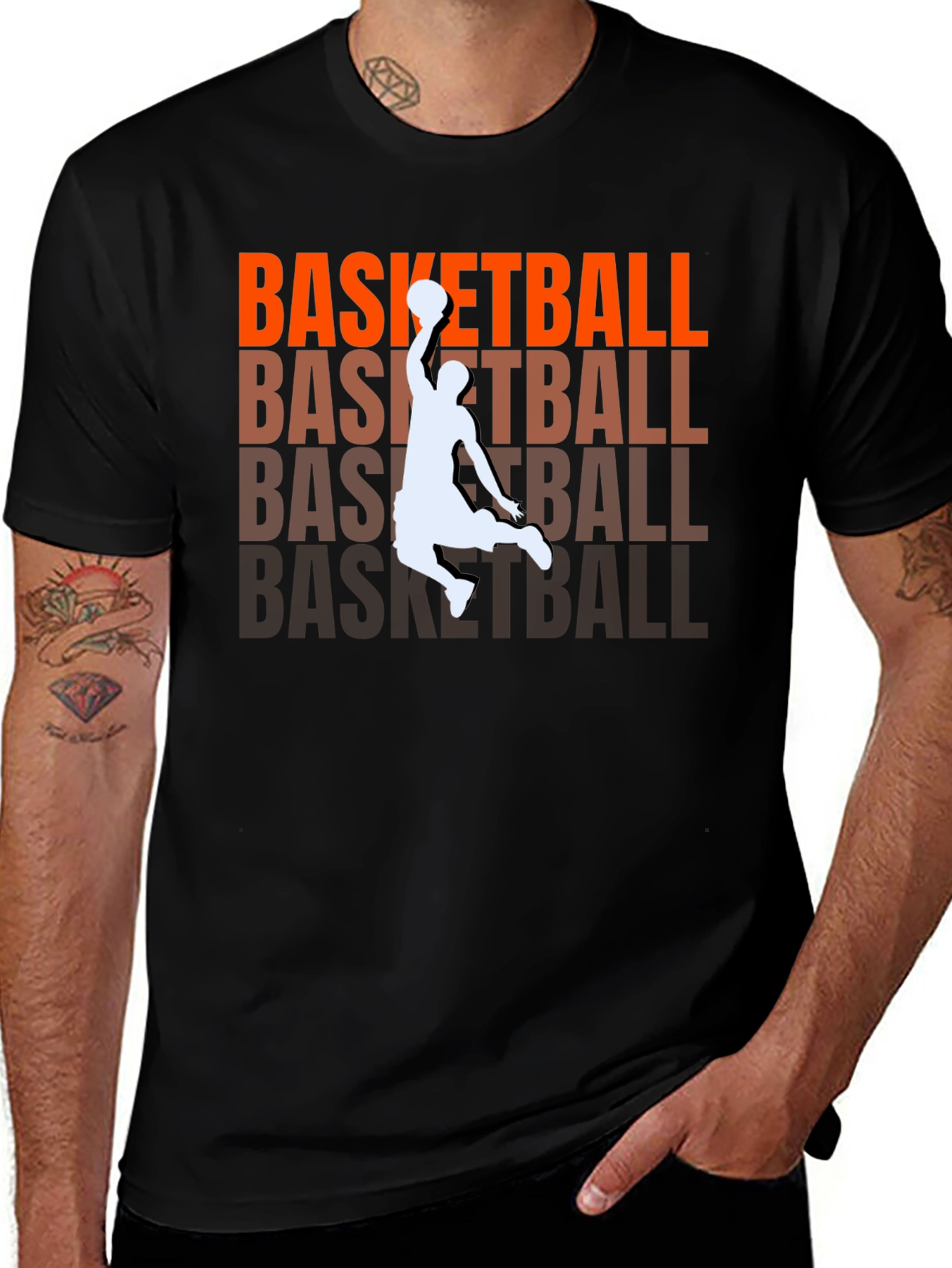Variant 4 of Basketball Graphic Tee - Stylish Sportswear