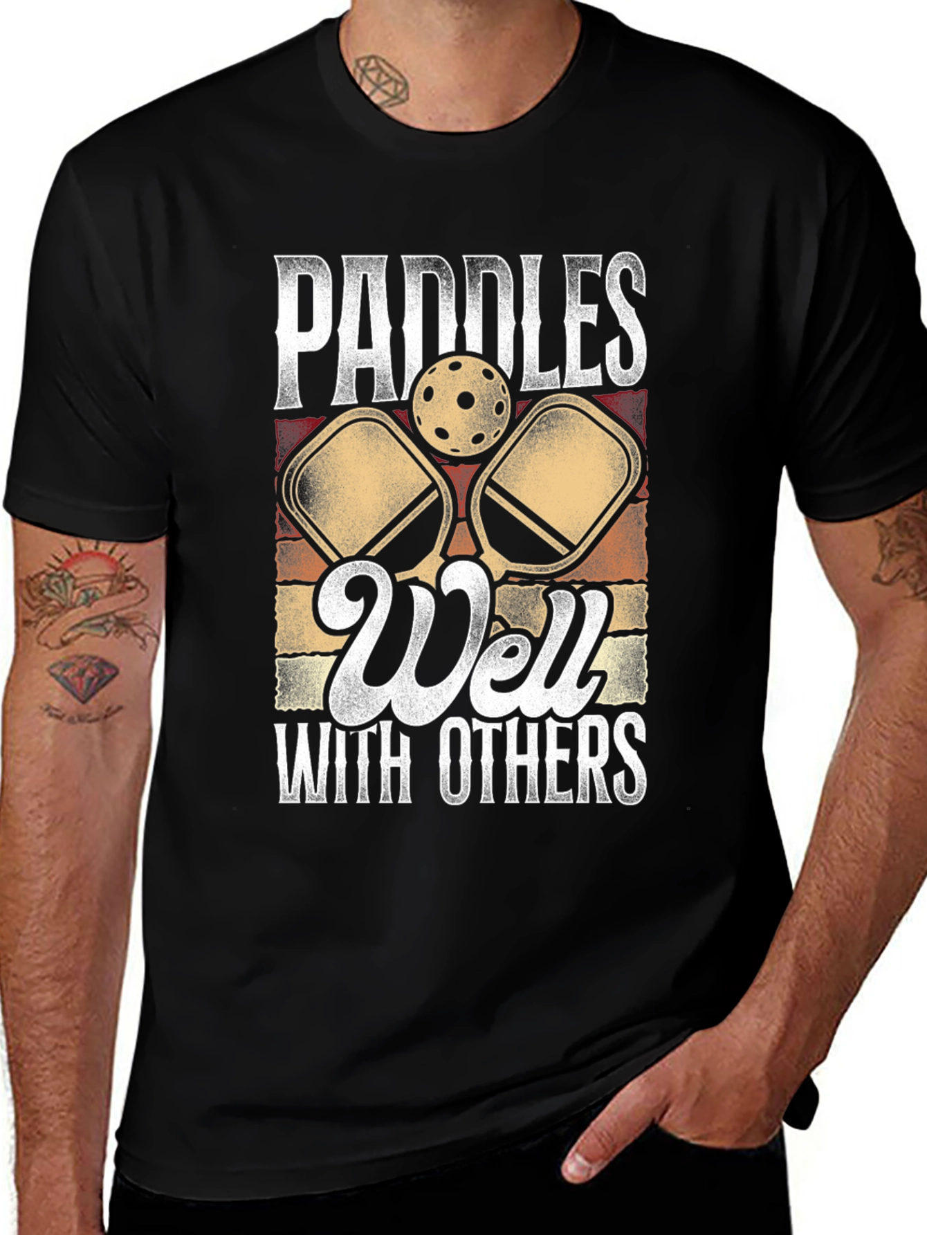 Variant 17 of Paddles Well With Others T-Shirt