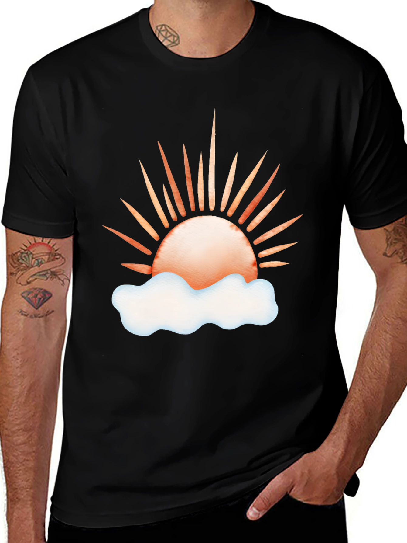 Variant 12 of Sunrise Cloud Graphic T-Shirt